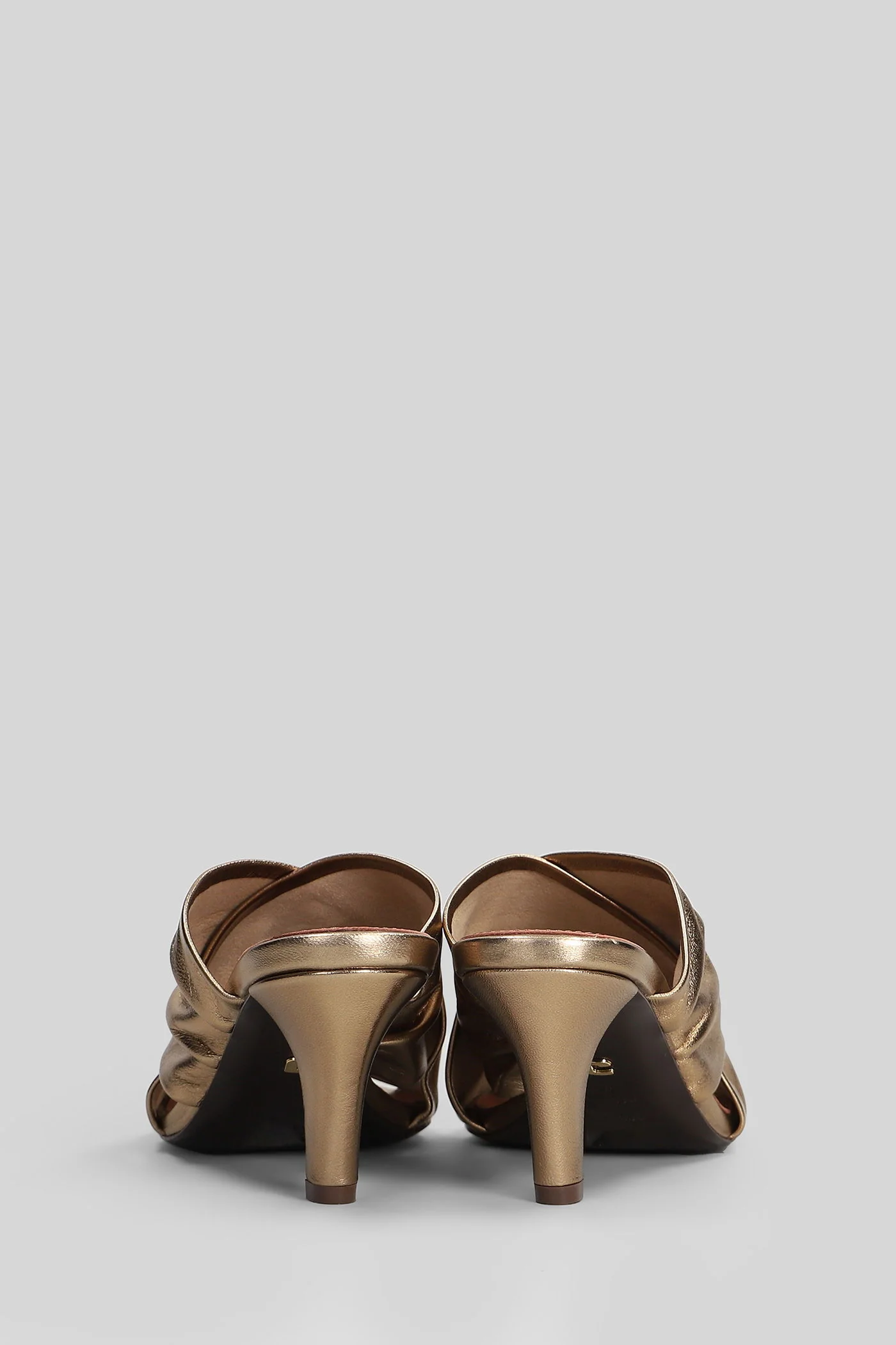Arabella Mule 75 Slipper-Mule in gold leather - Image 4