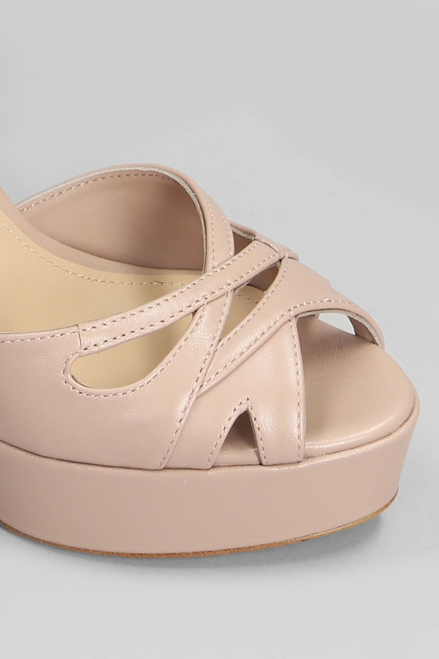 Beatrice 120 Sandals in powder leather - Image 5