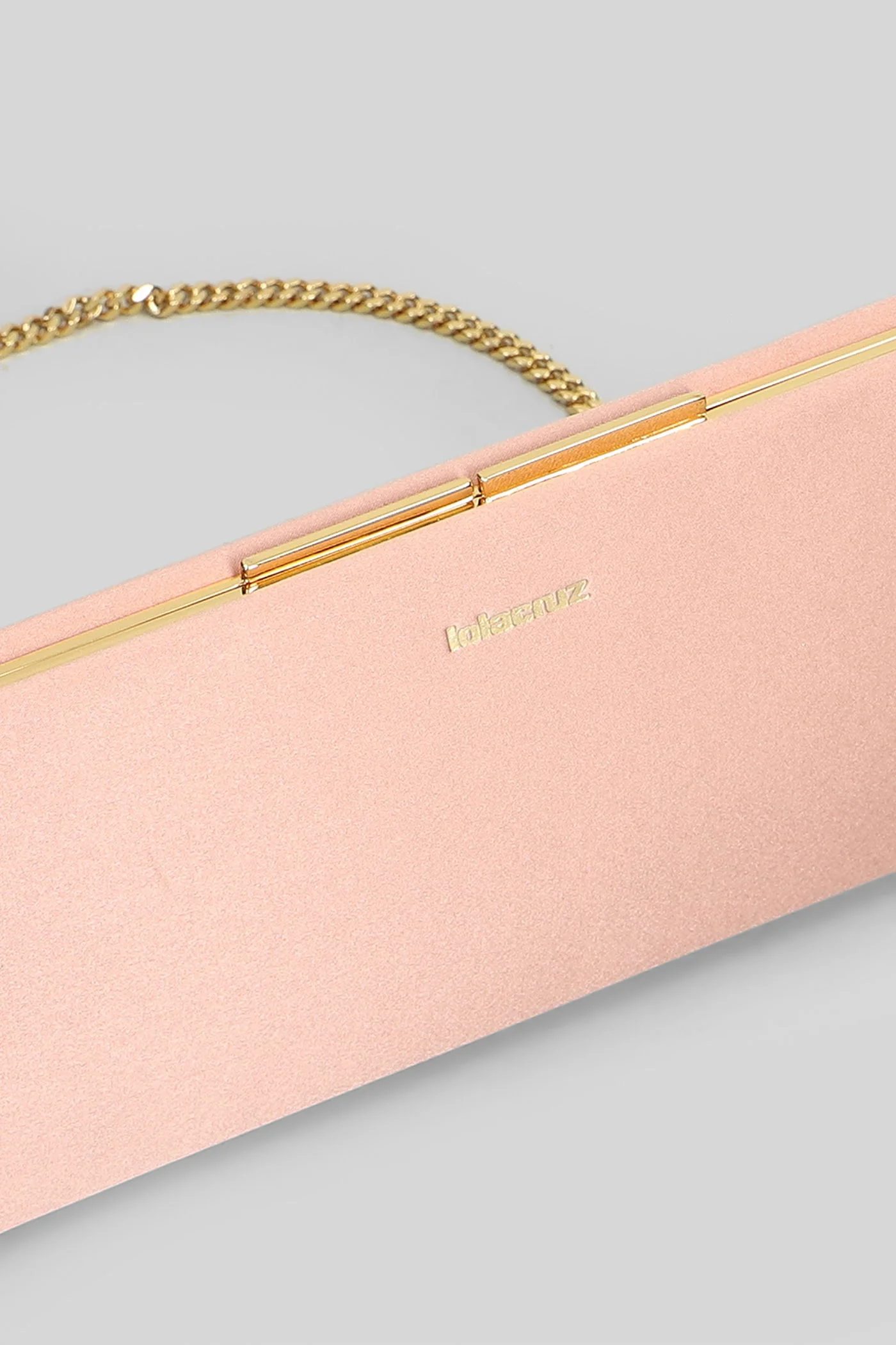 Clutch in powder satin - Image 4