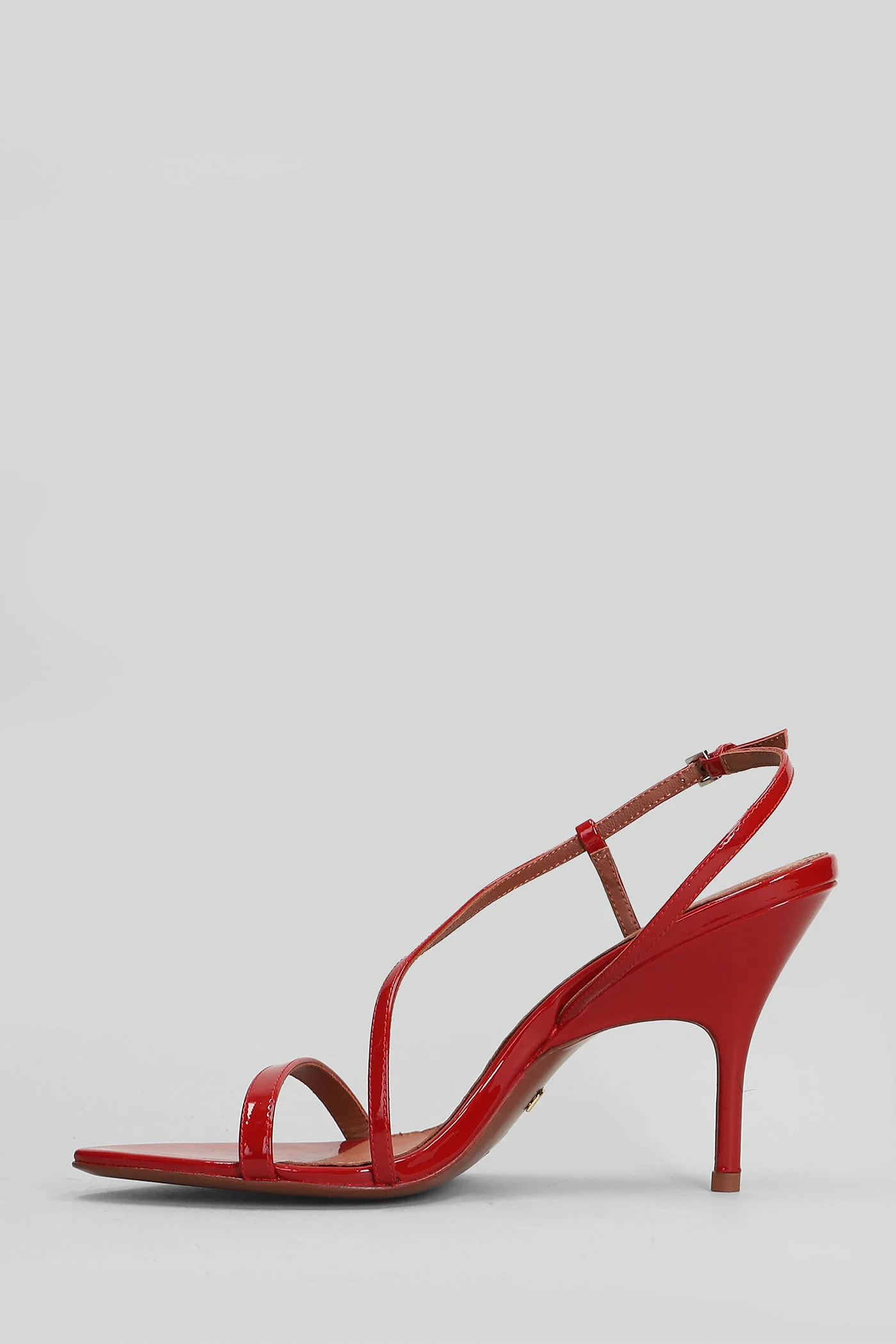 Francesca 95 Sandals in red patent leather - Image 3