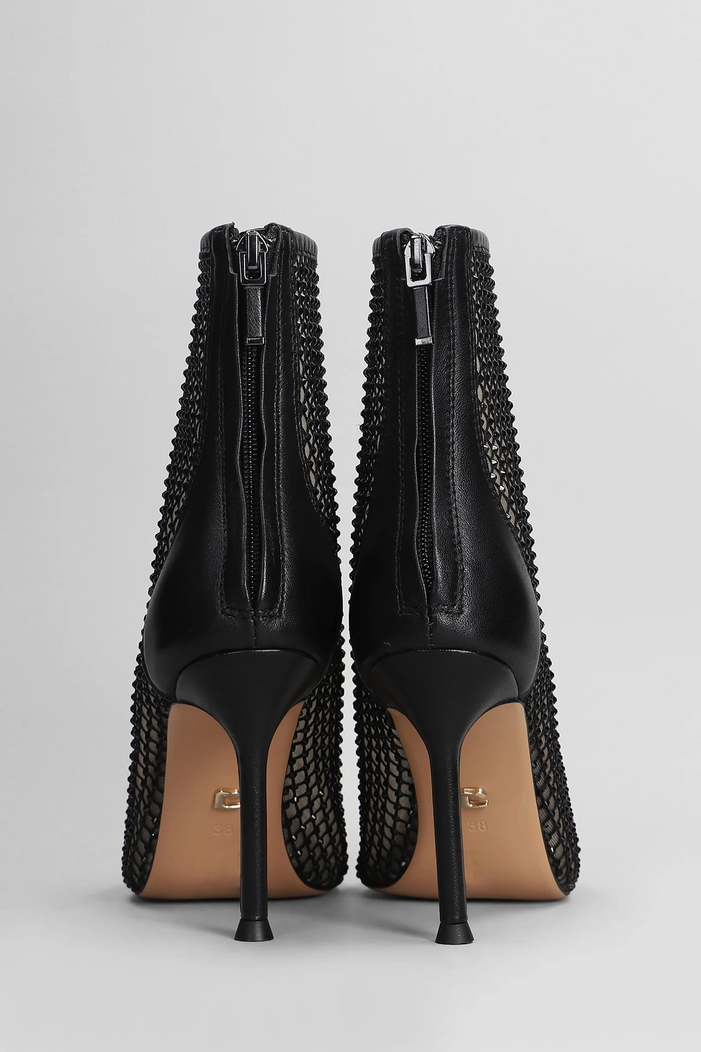Gilda Boots 95 High heels Ankle boots in black leather - Image 4