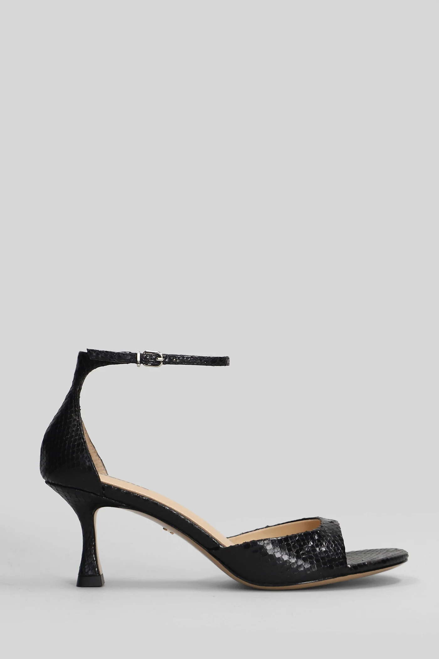 Kumala 65 Sandals in black leather
