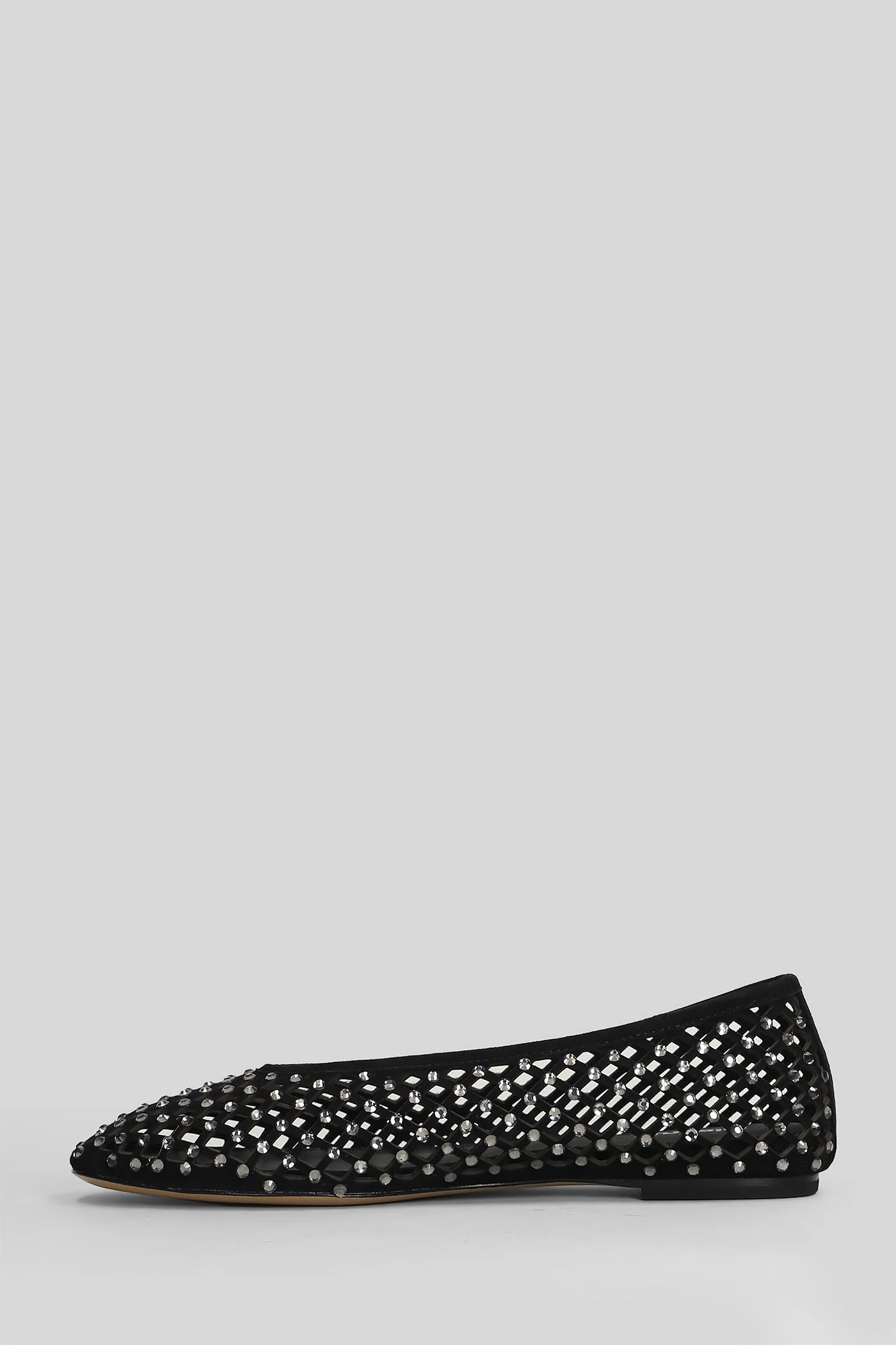 Leonor Ballerina Ballet flats in black suede - Image 3