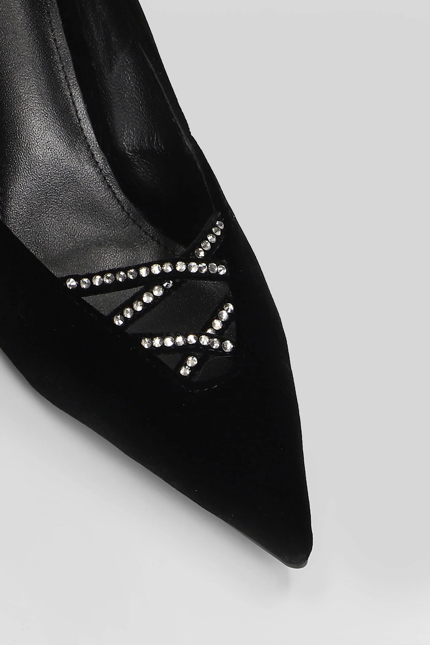 Pumps in black velvet - Image 5