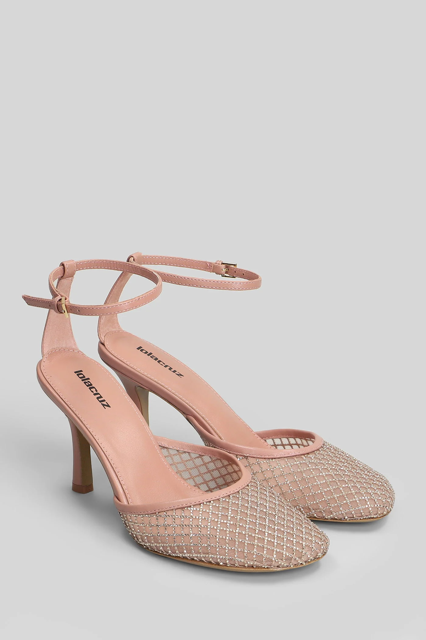Ruby Pump 85 Pumps in powder leather and fabric - Image 2