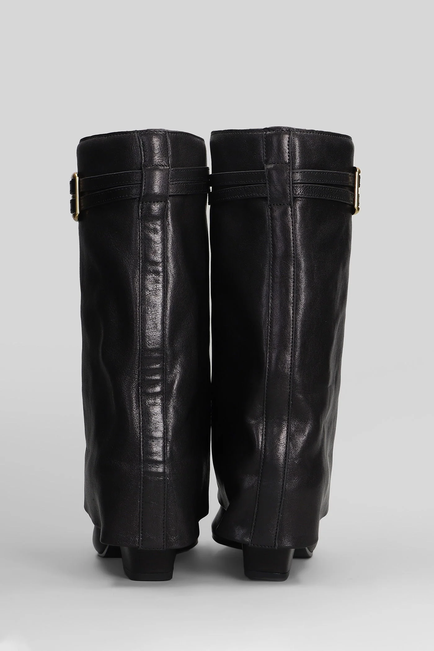 texan boots in black leather - Image 4