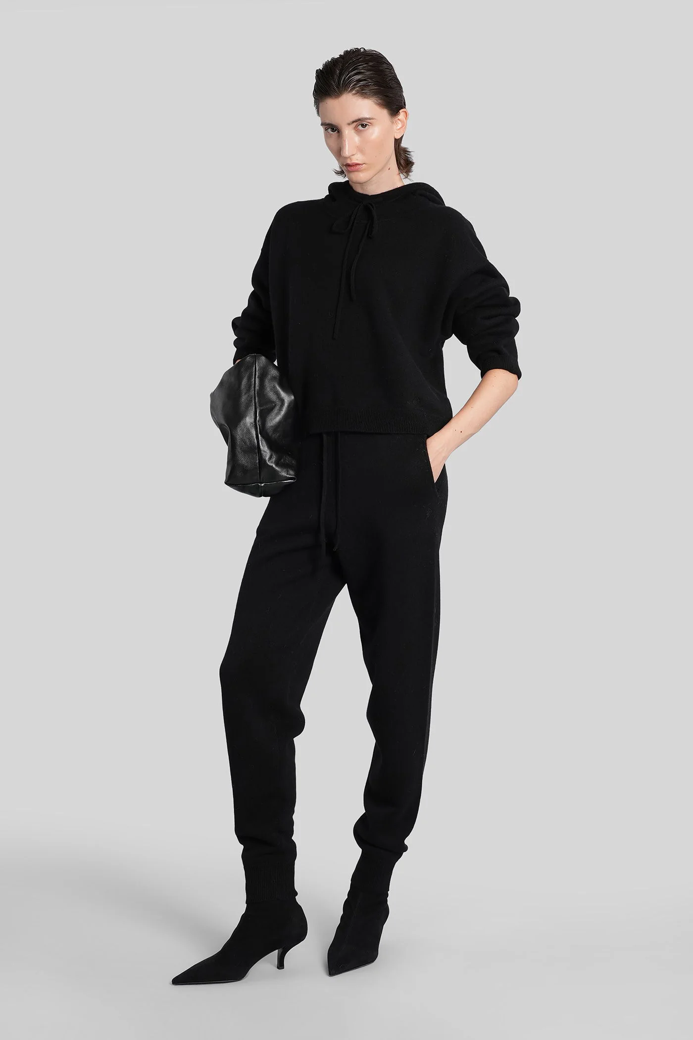 Hespero lds Pants in black cashmere - Image 2
