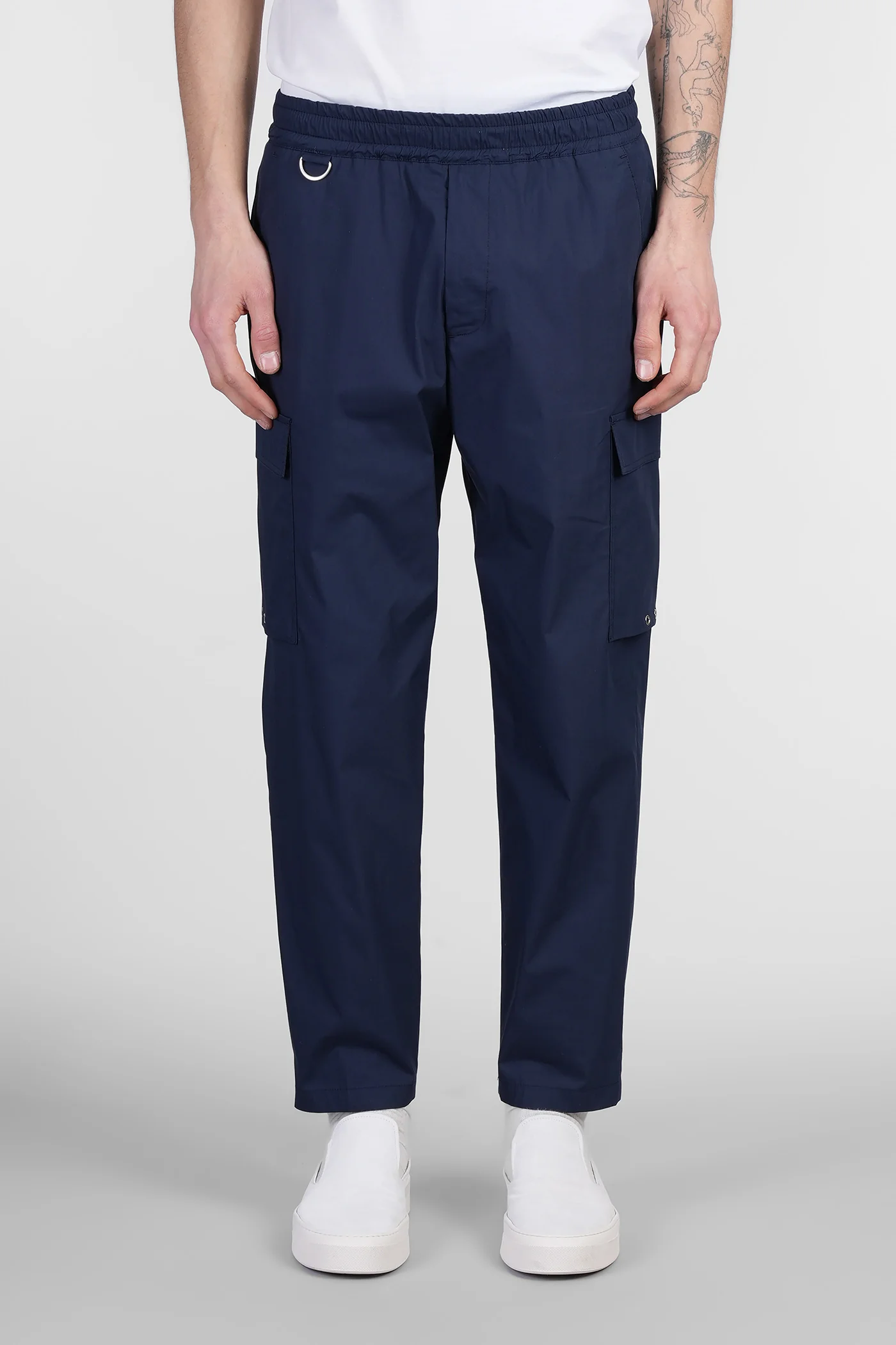 Combo Pants in blue cotton