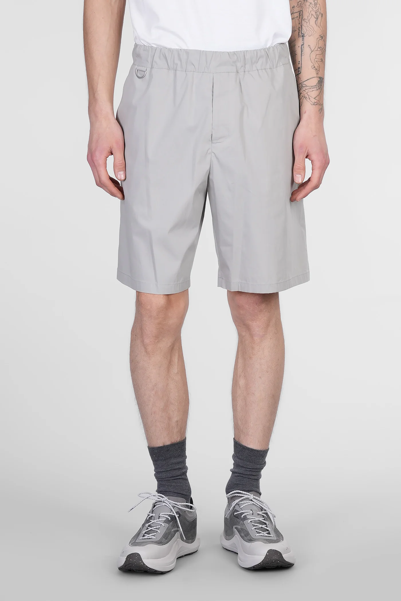 Combo Shorts in grey cotton