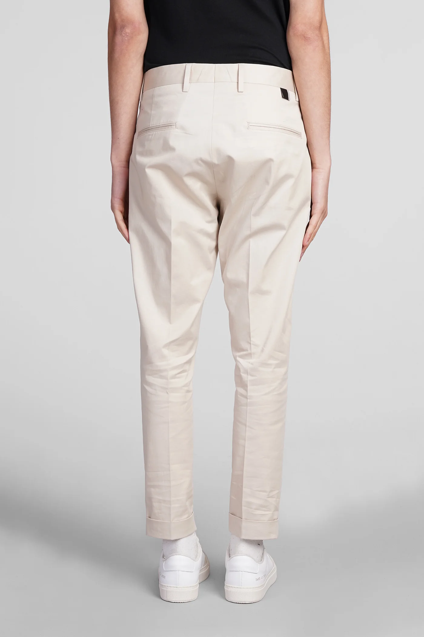 Cooper t1.7 Pants in beige cotton - Image 3