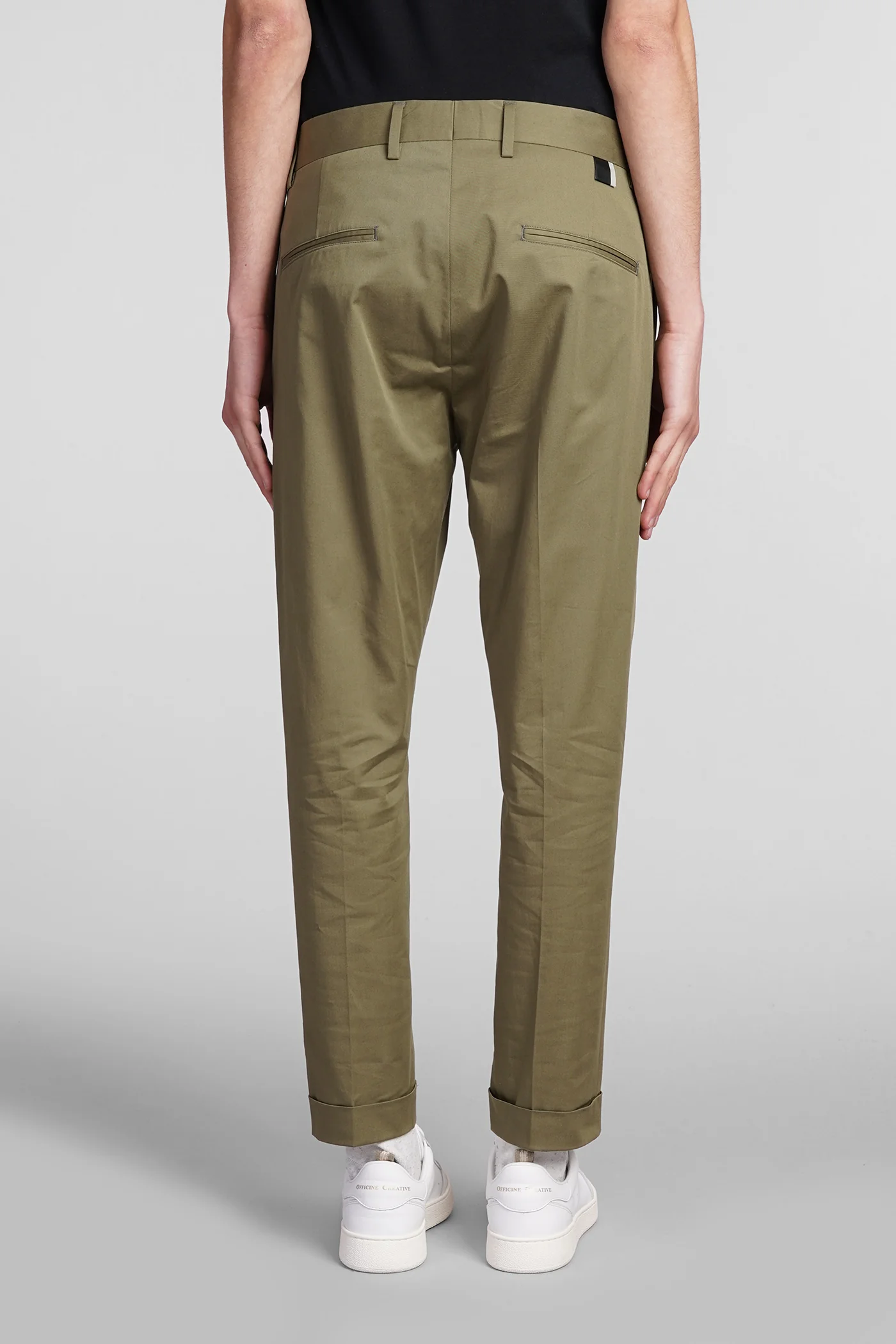 Cooper t1.7 Pants in green cotton - Image 3
