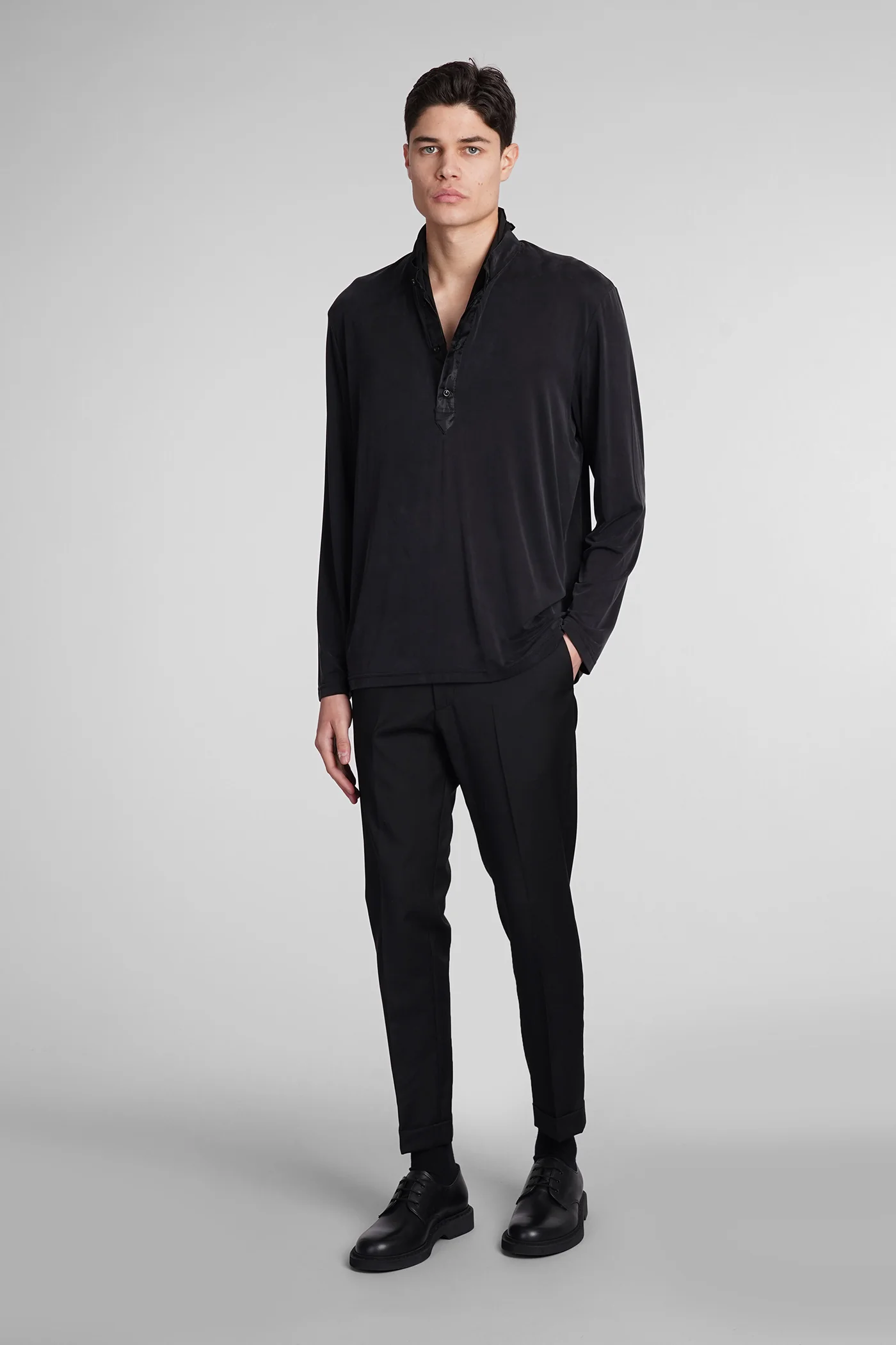 Cooper t1.7 tropical Pants in black wool - Image 2