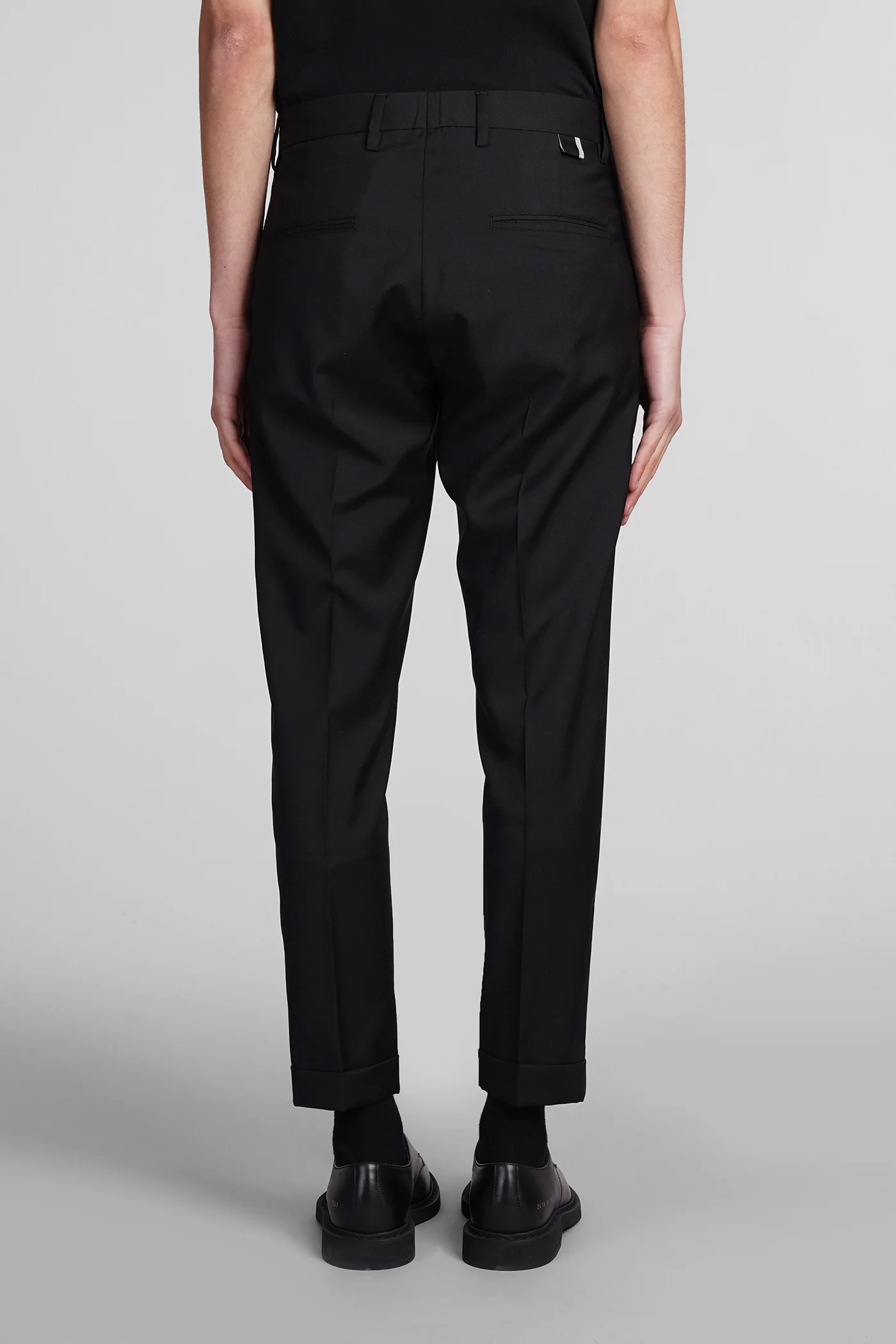 Cooper t1.7 tropical Pants in black wool - Image 3