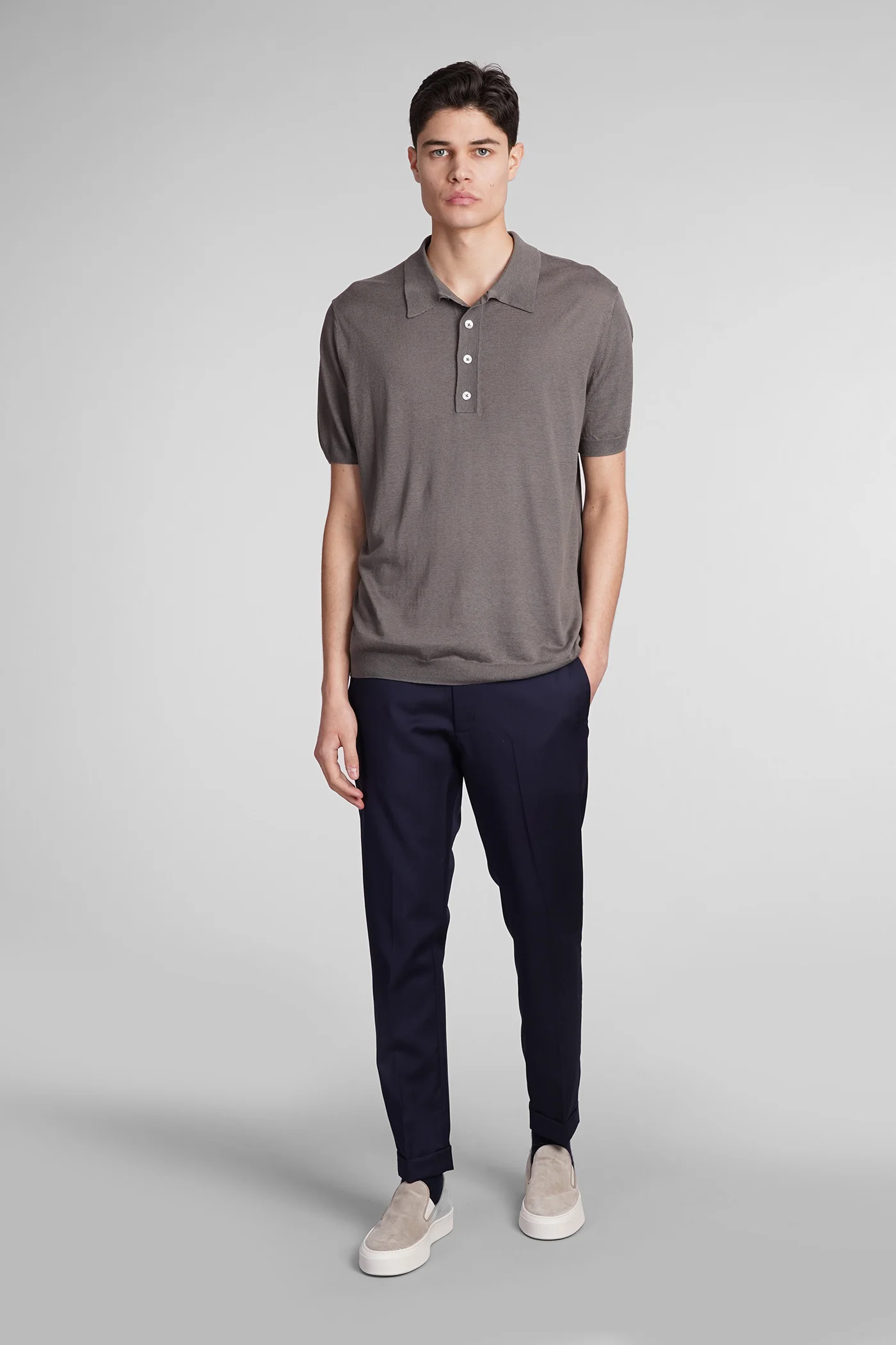Cooper t1.7 tropical Pants in blue wool - Image 2