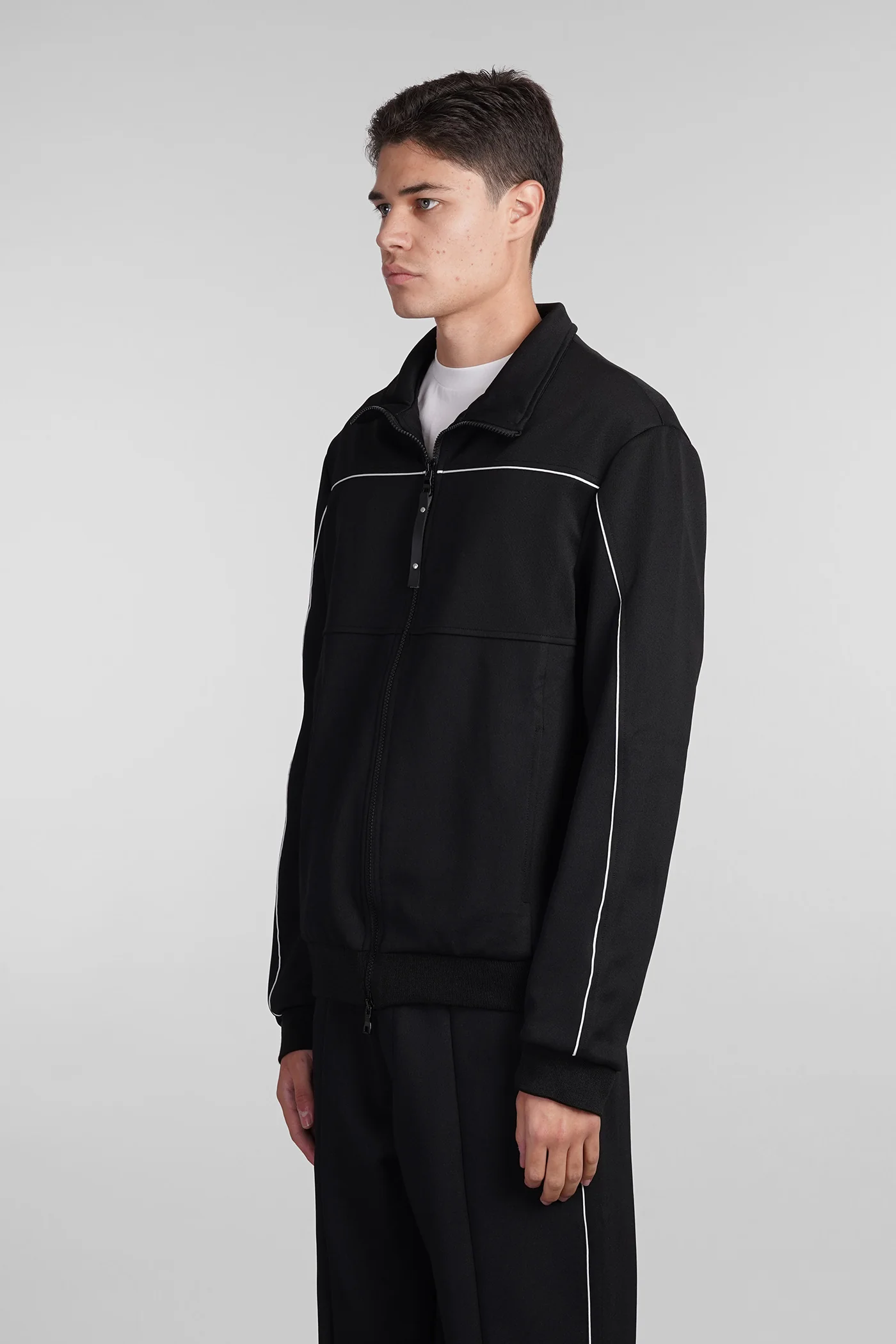 F143 Sweatshirt in black polyester - Image 4