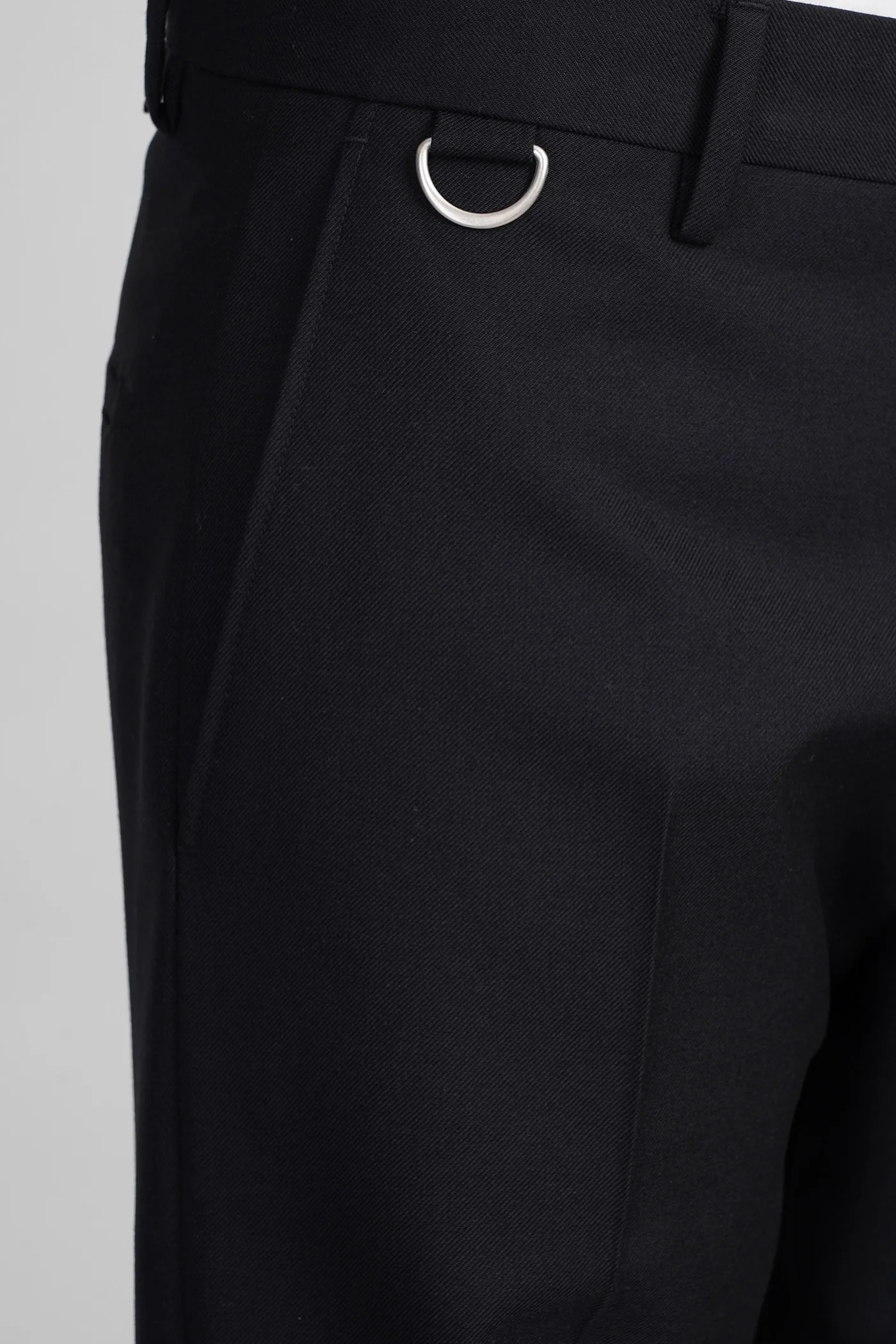 Ford Pants in black wool - Image 5