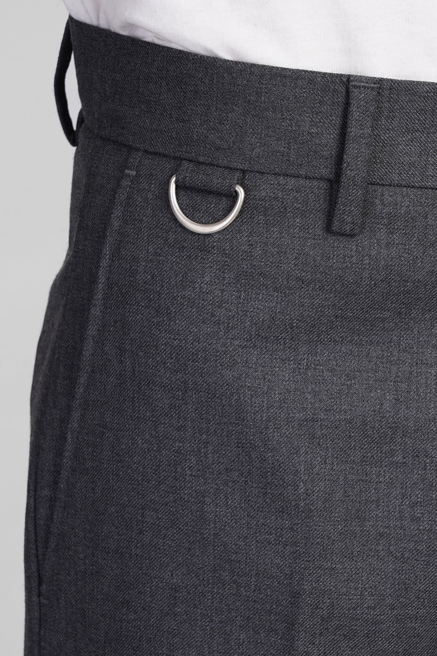 Ford Pants in grey wool - Image 5