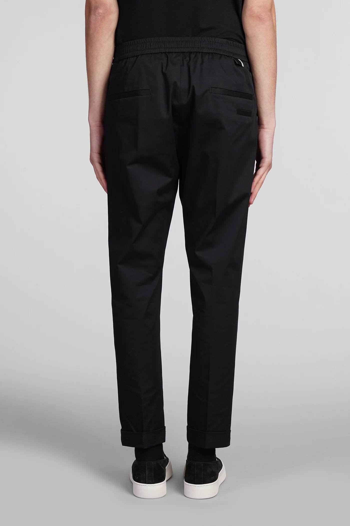 Riviera Pants in black cotton - Image 3