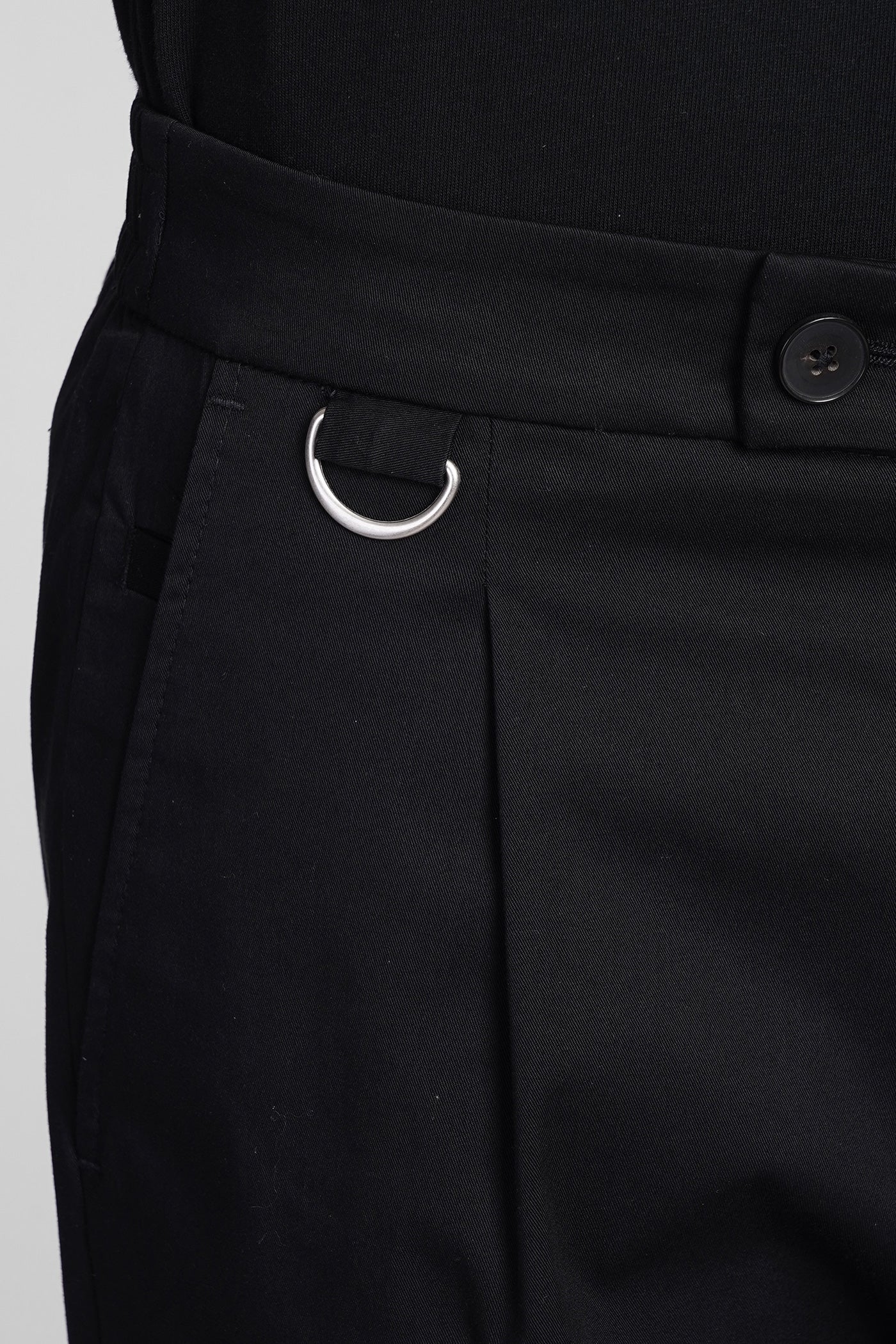 Riviera Pants in black cotton - Image 5