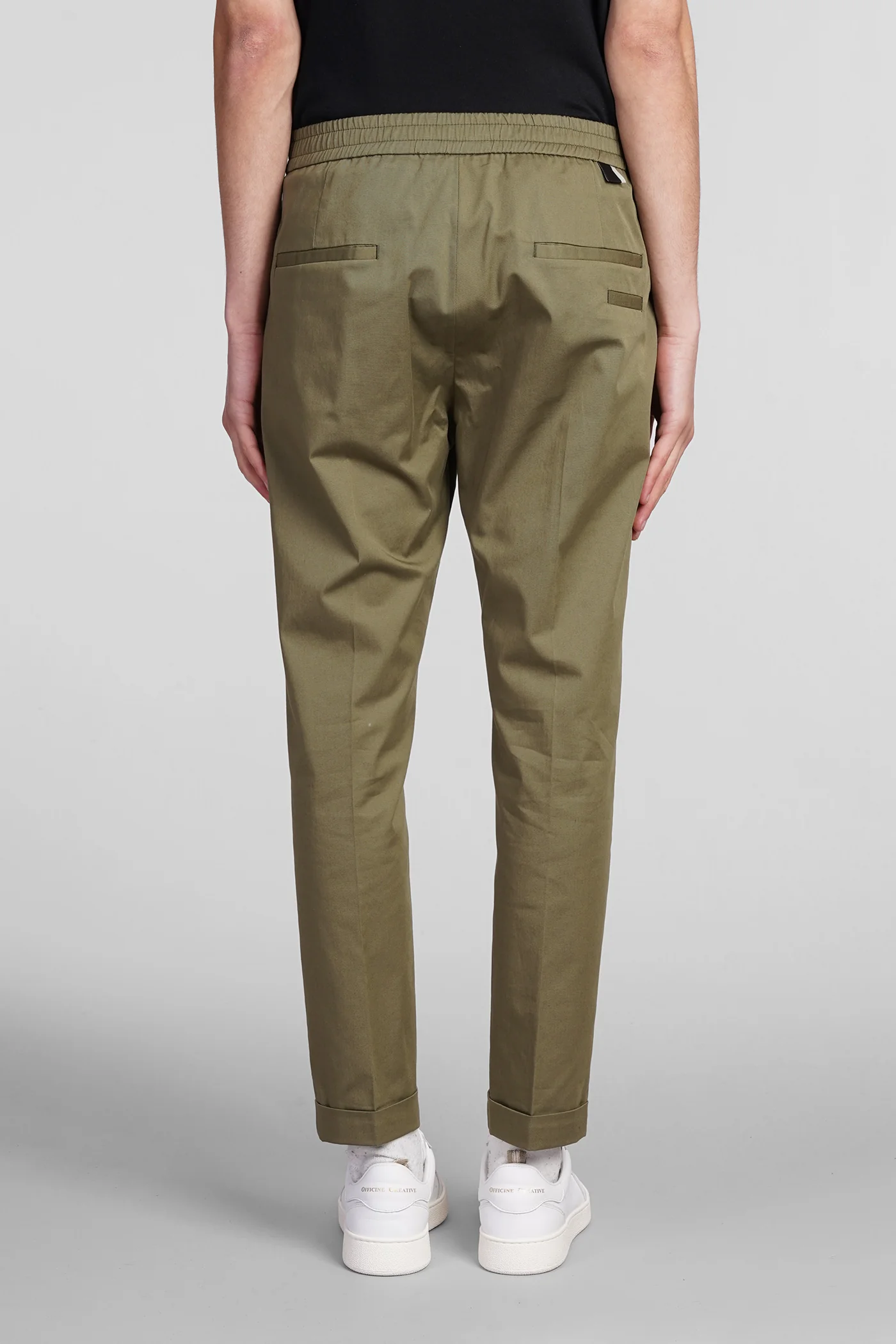 Riviera Pants in green cotton - Image 23