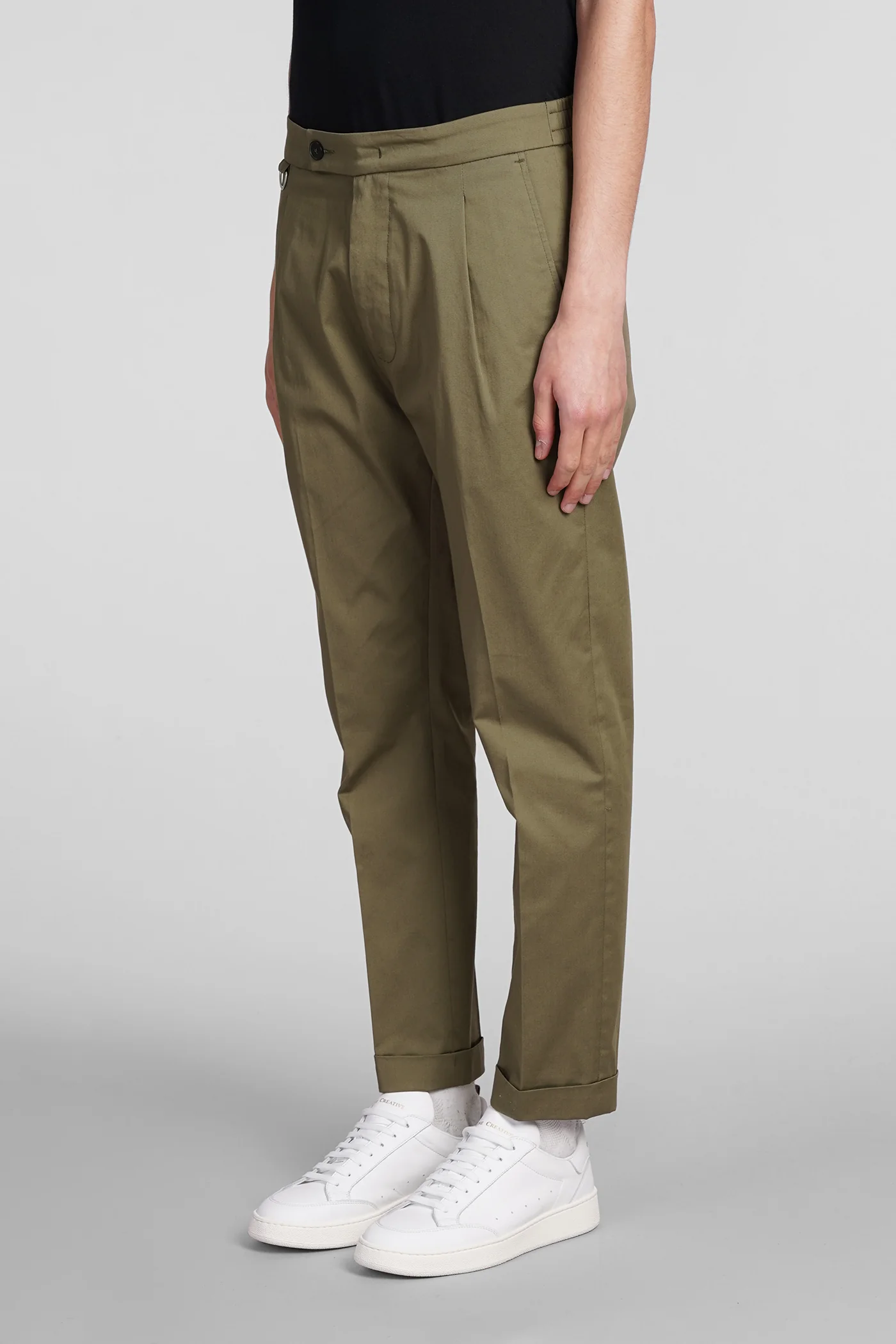 Riviera Pants in green cotton - Image 59