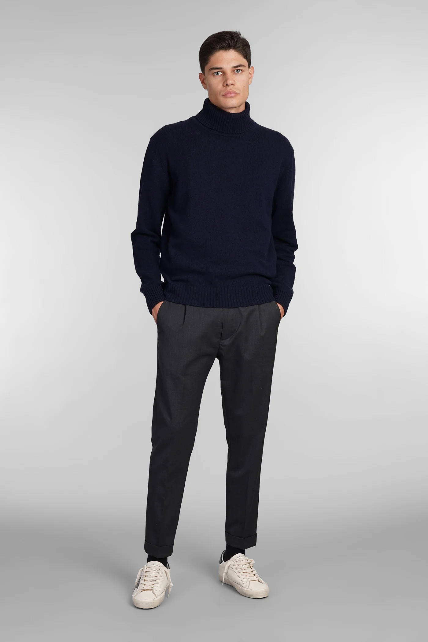 Riviera Pants in grey wool - Image 2