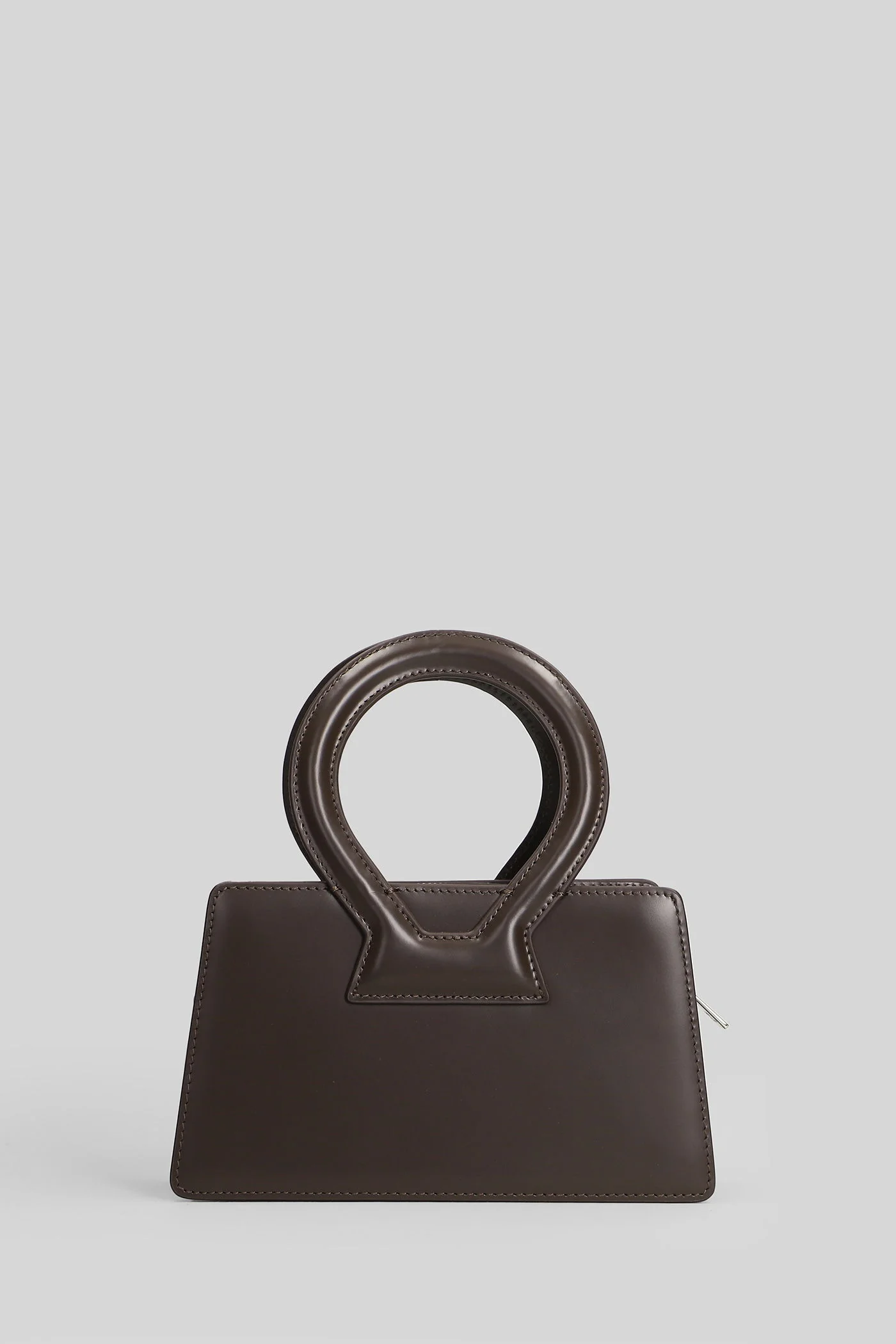 Ana small Shoulder bag in brown leather - Image 3