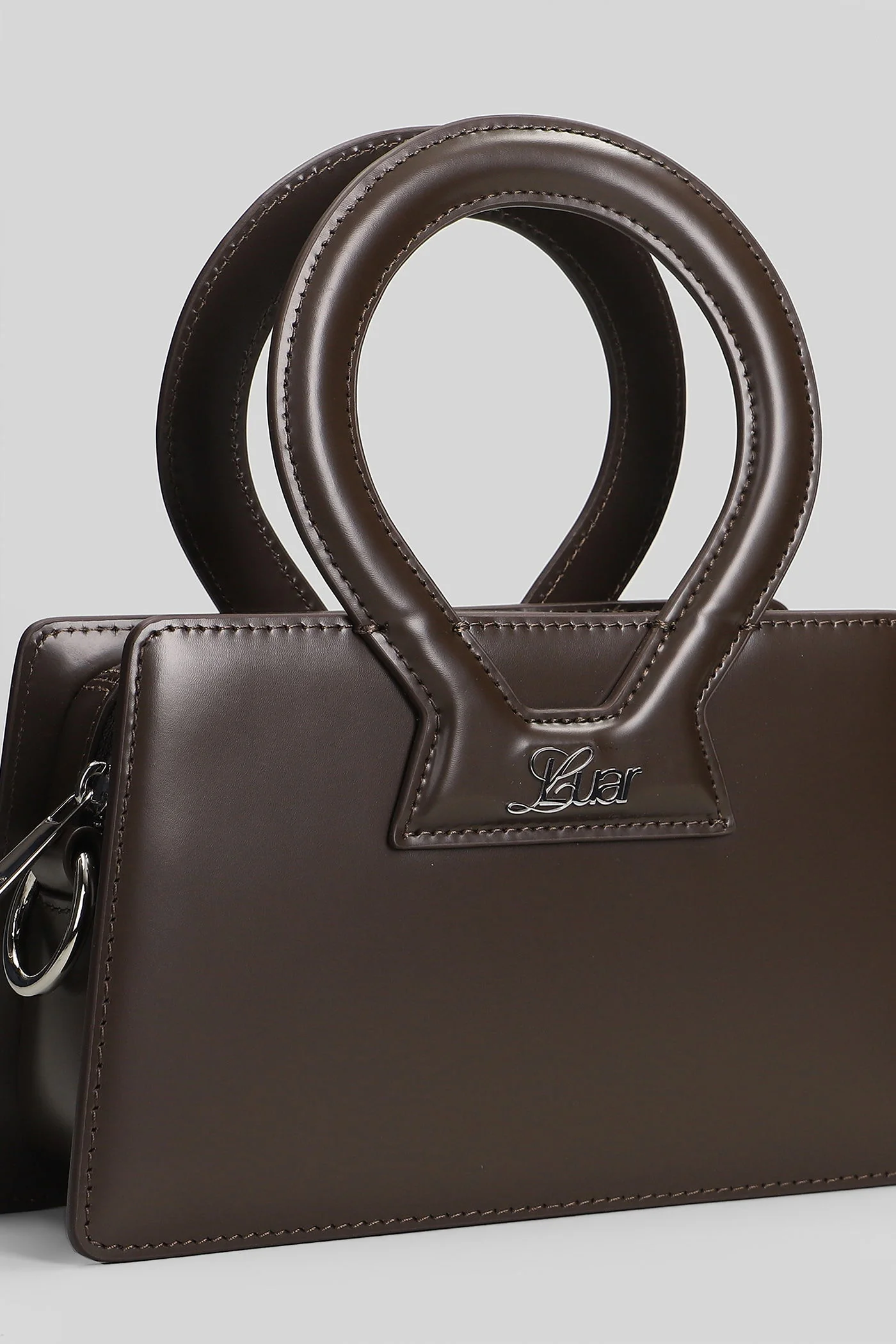 Ana small Shoulder bag in brown leather - Image 4