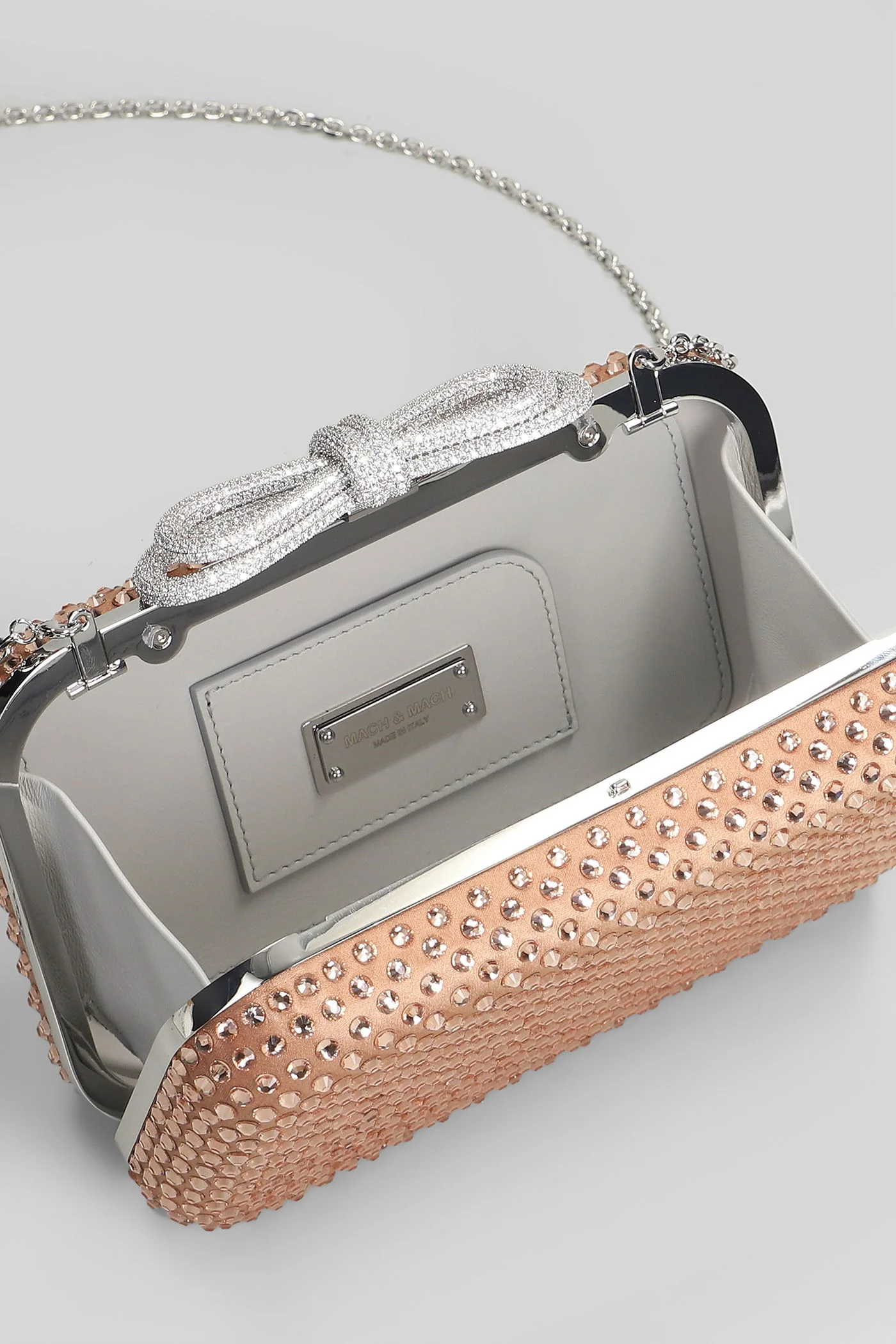 Clutch in powder satin - Image 4