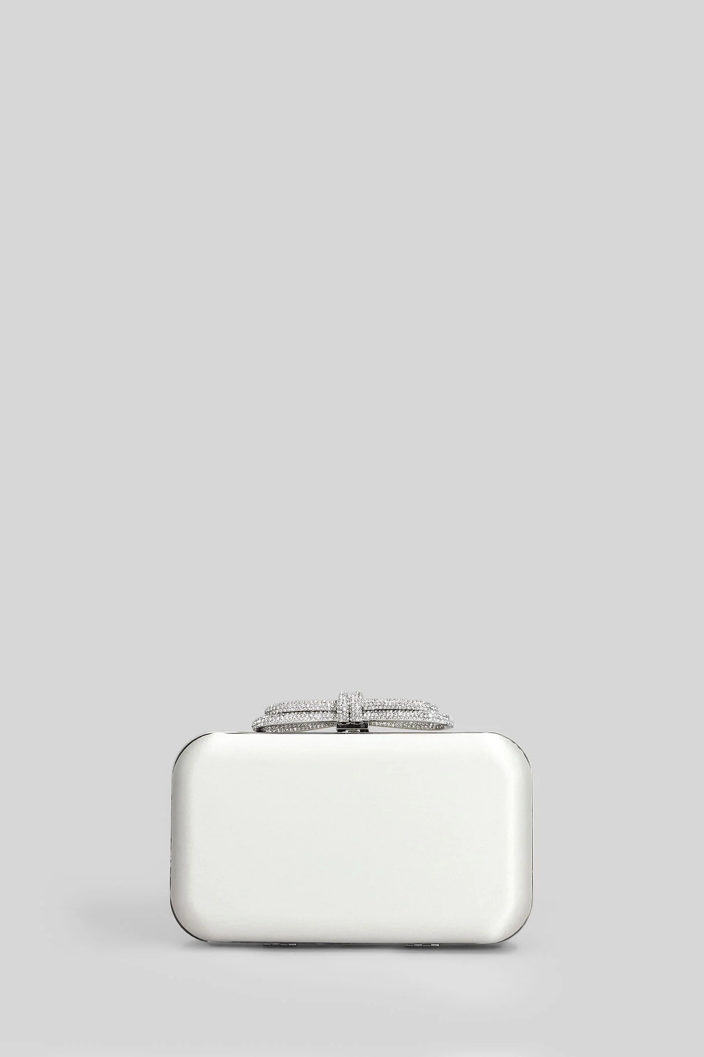Clutch in white silk - Image 3