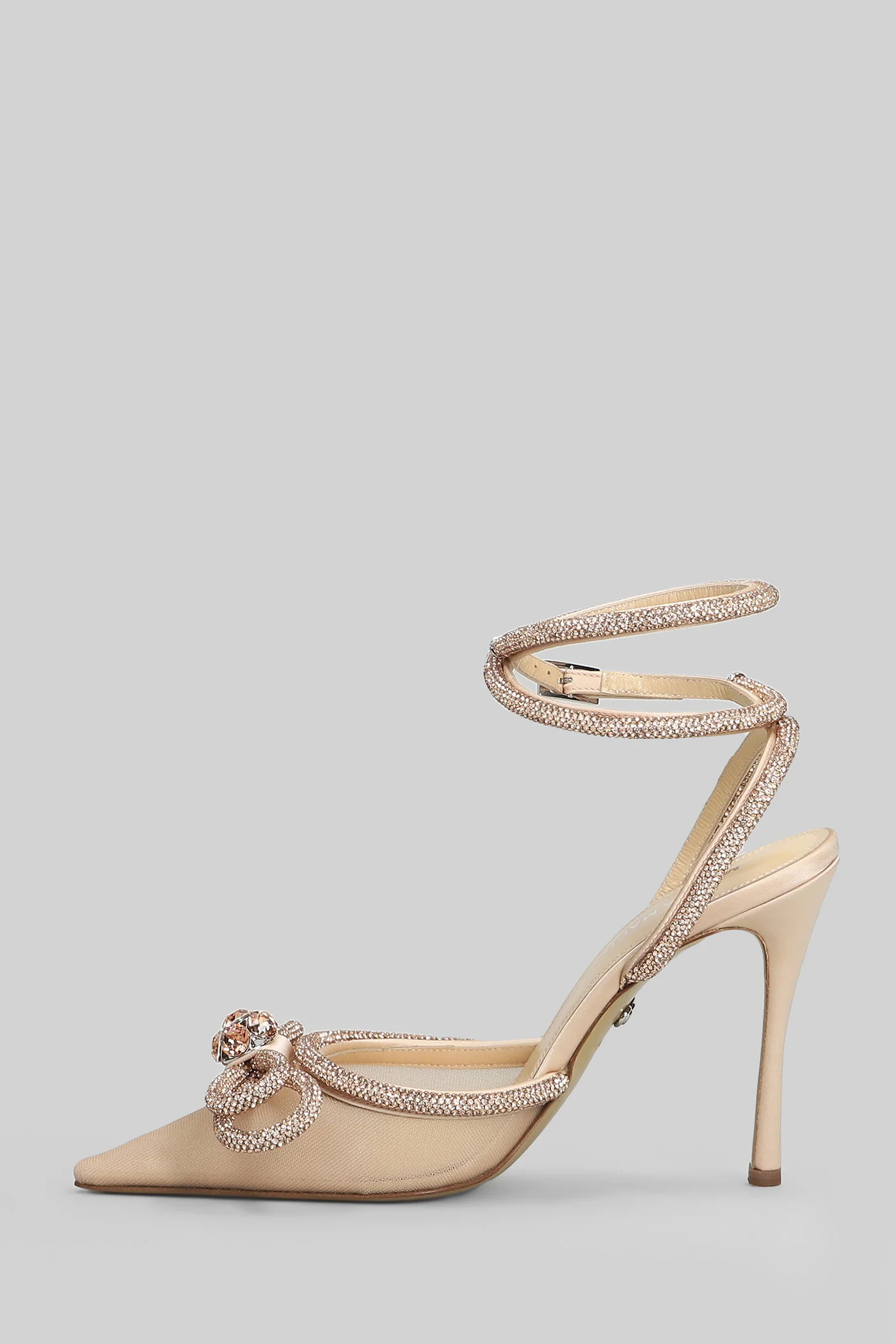 Pumps in beige polyamide - Image 3