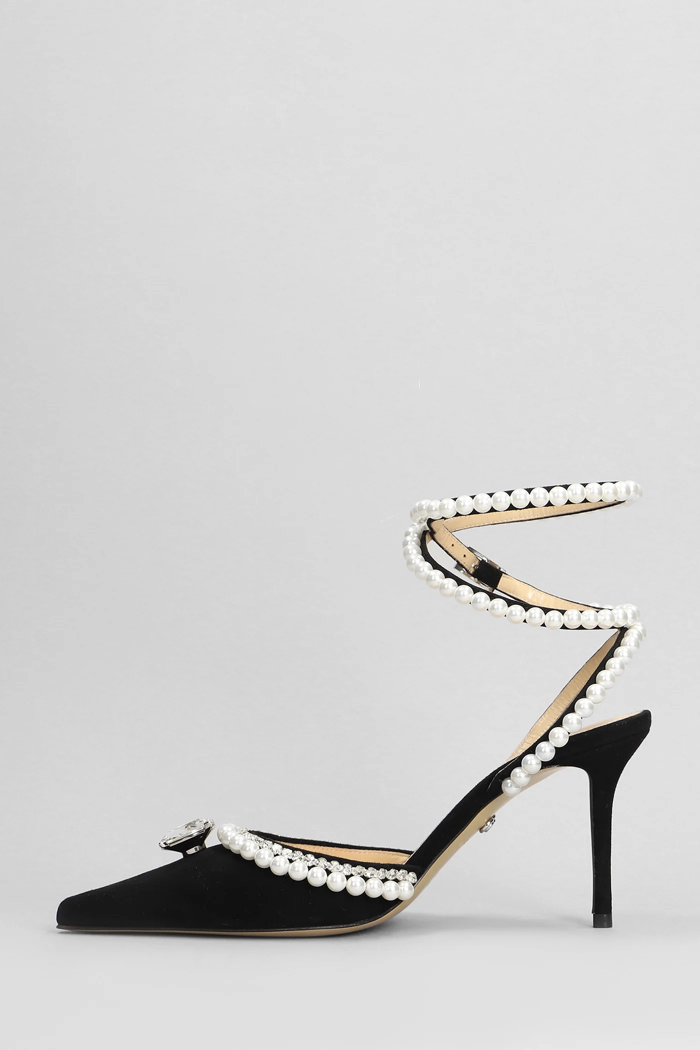 Pumps in black suede - Image 3
