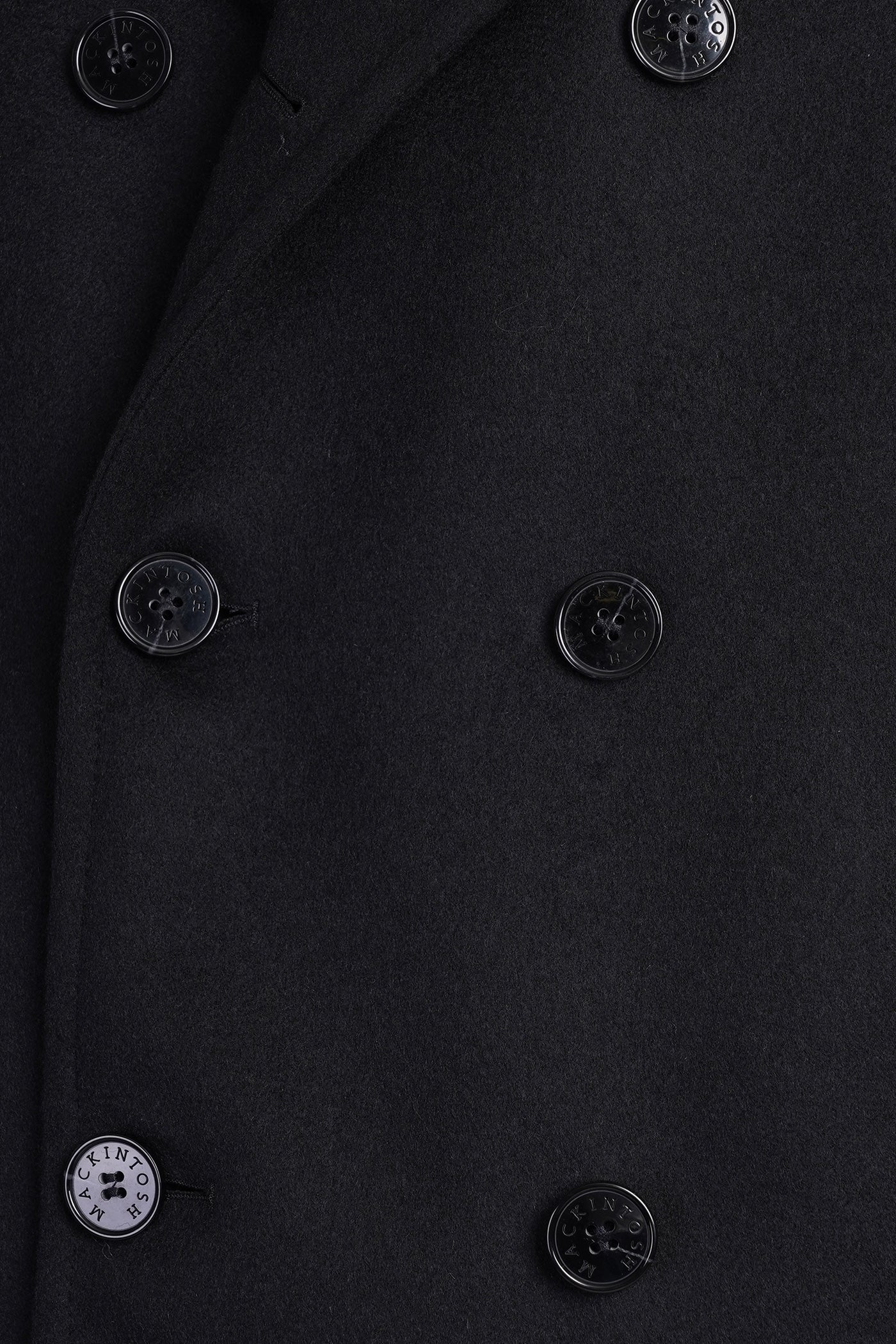 Dalton Coat in black wool - Image 5