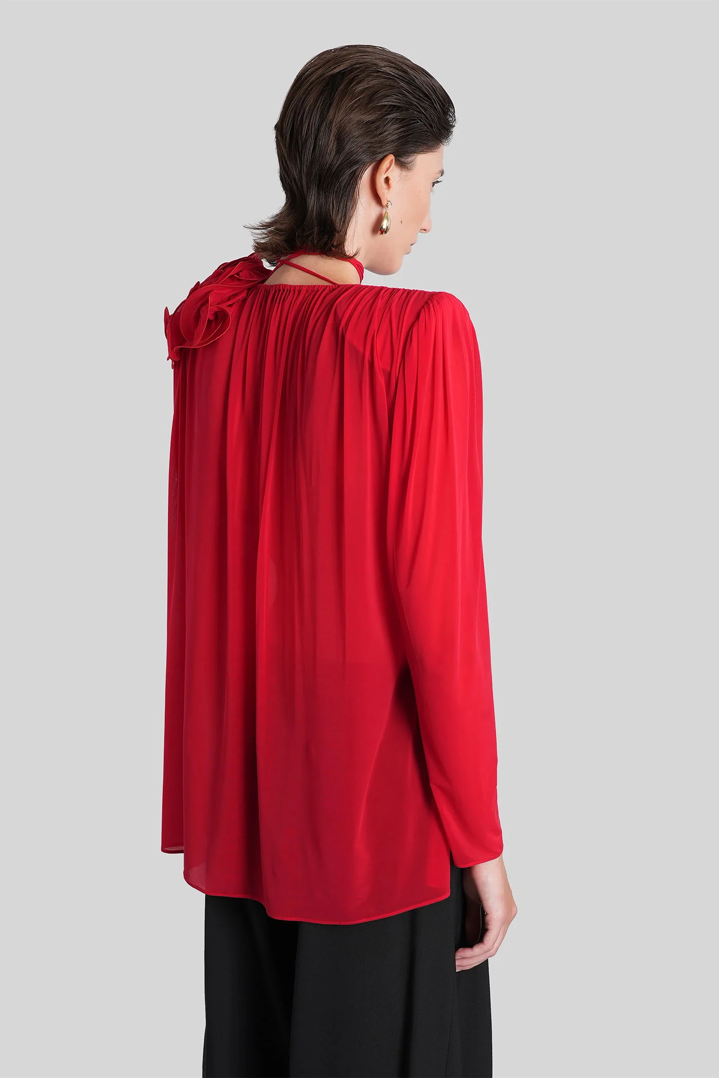 Blouse 03 Blouse in Viola polyamide polyester - Image 3