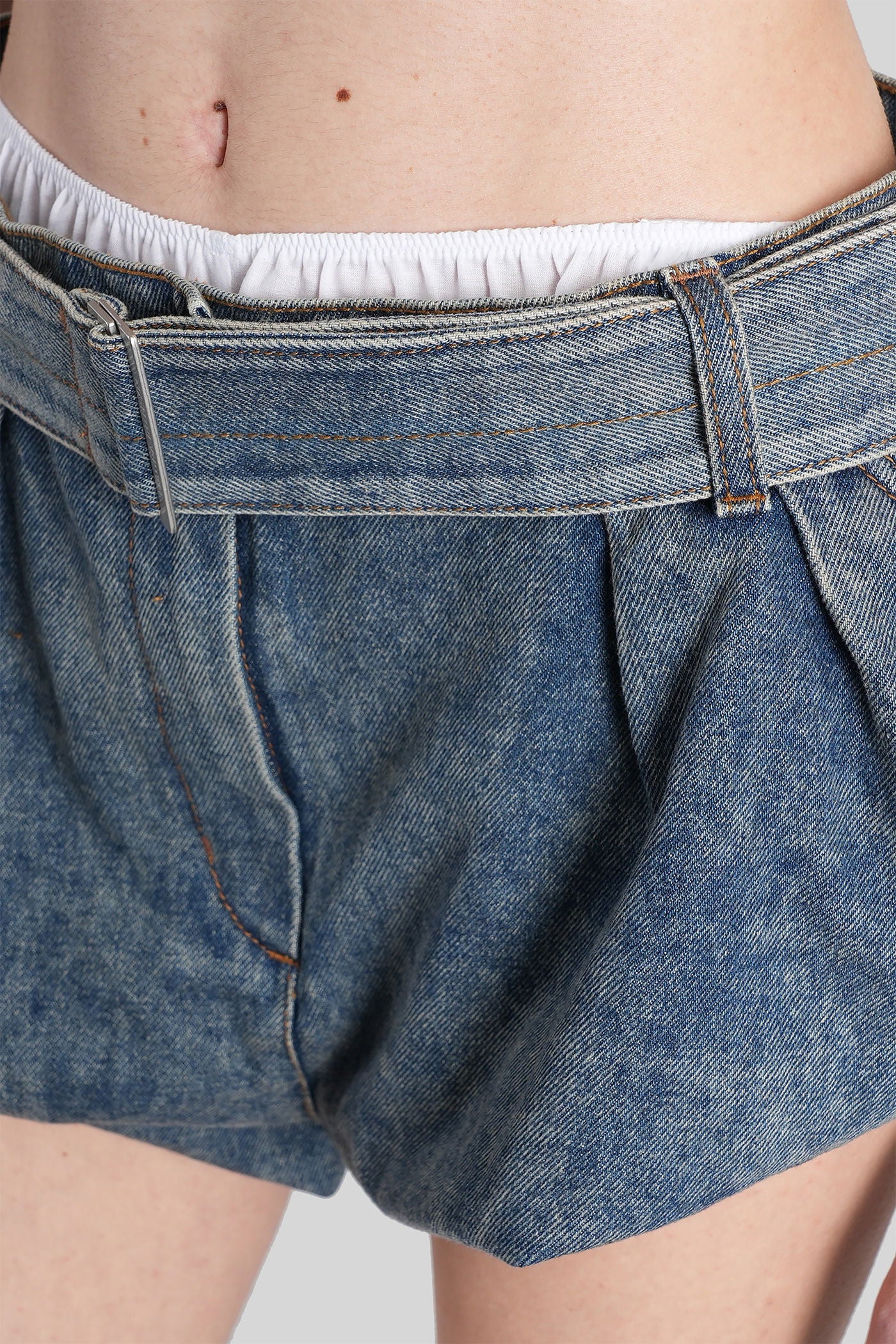 Denim 16 Shorts in blue denim - Image 5