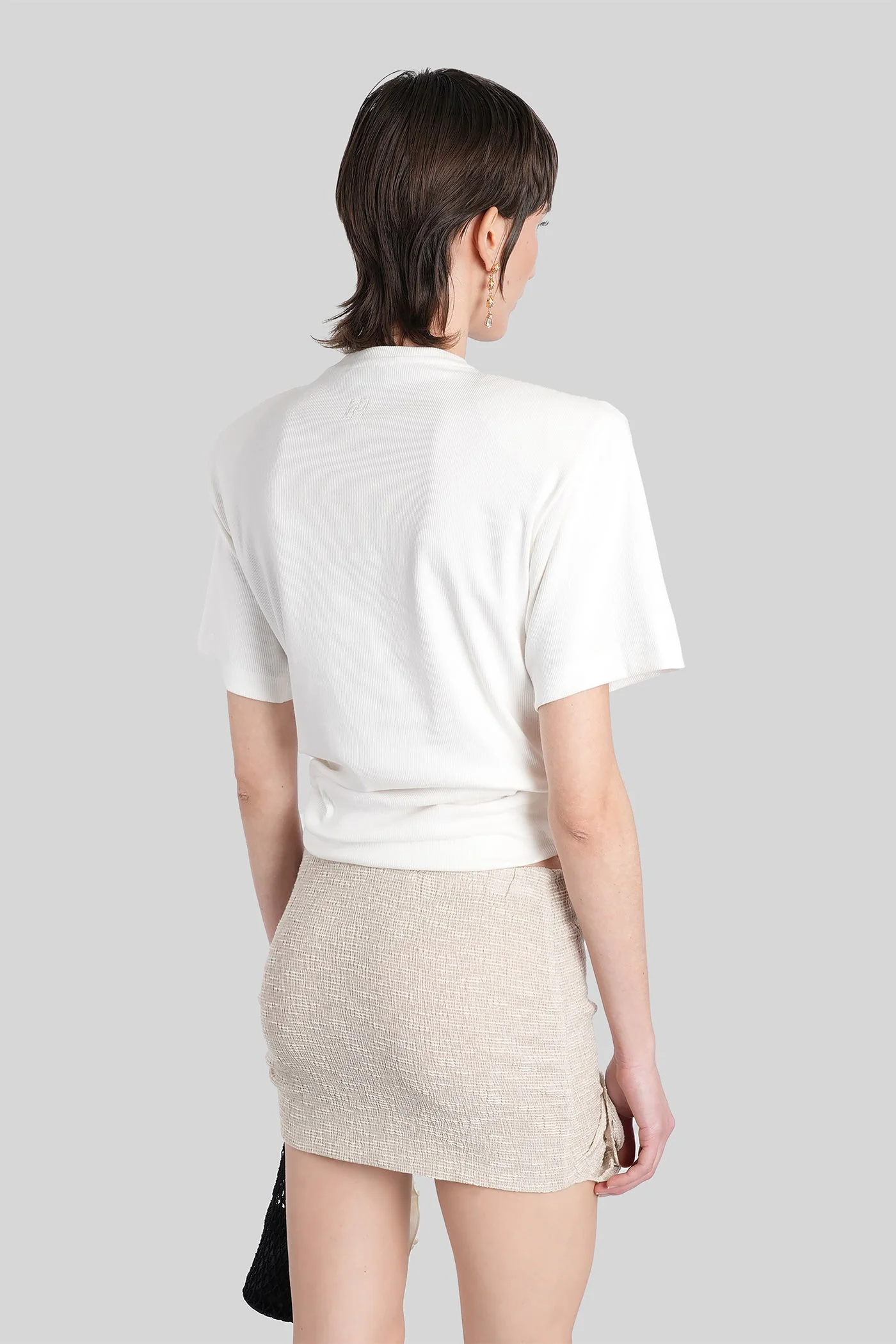 Tshirt 01 T-Shirt in white cotton - Image 3