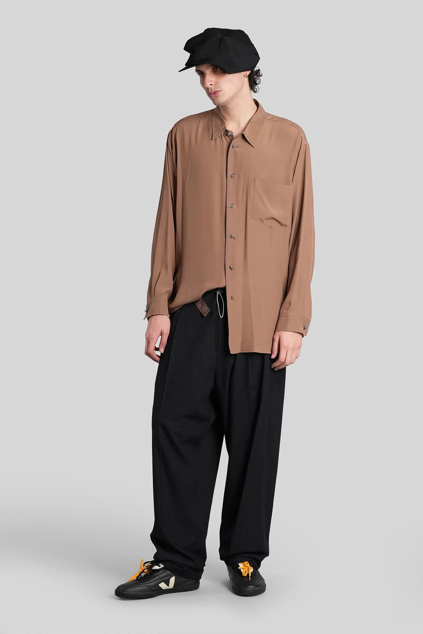 Pants in black cotton - Image 2