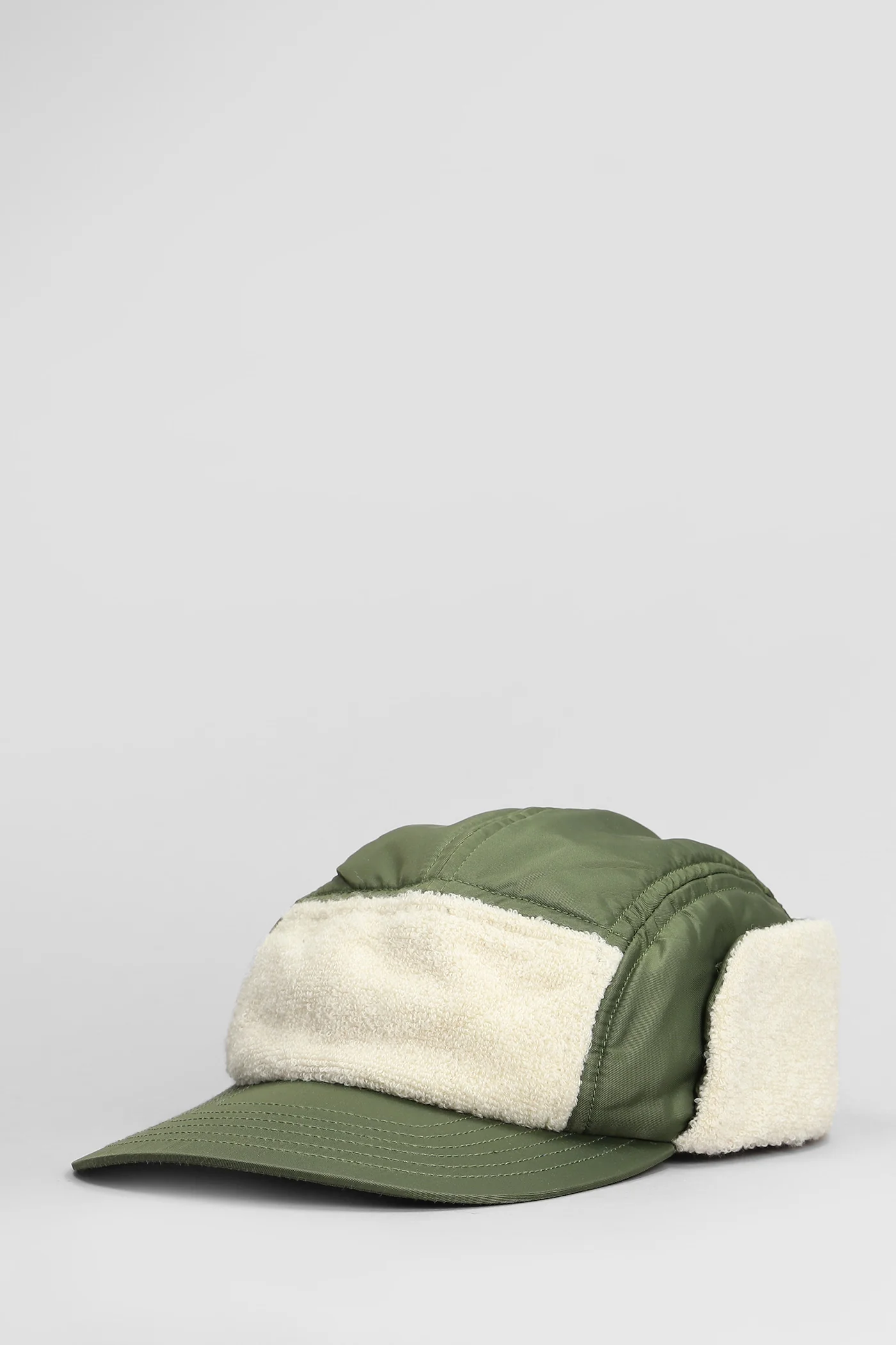 Hats in green nylon - Image 2