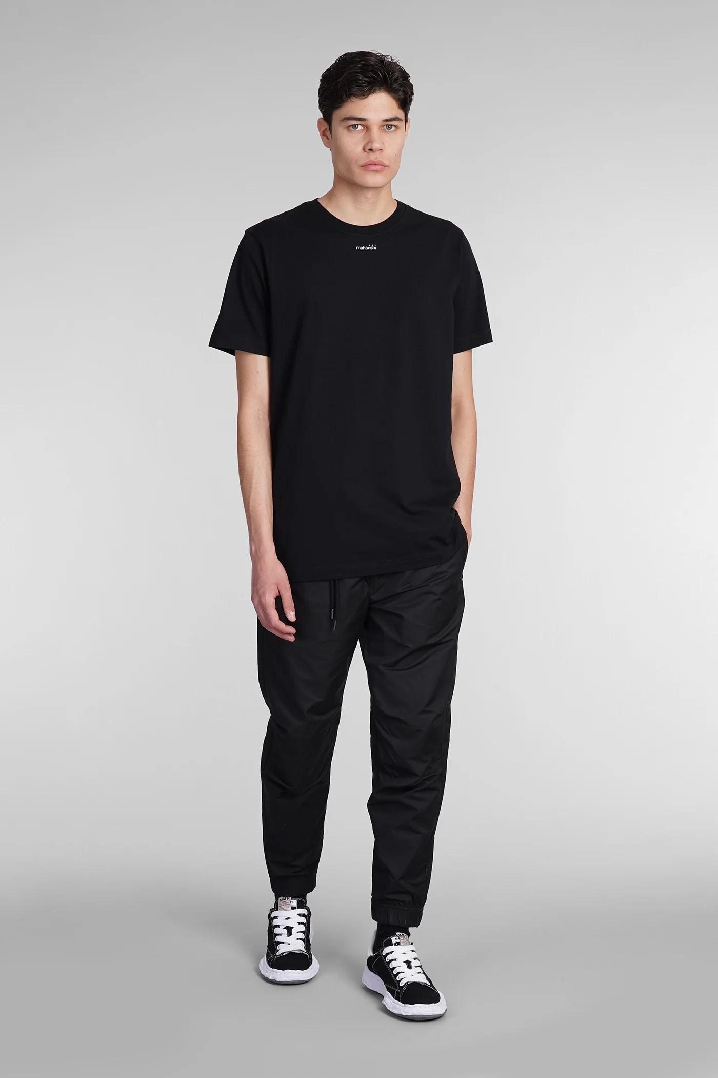 Pants in black cotton - Image 2