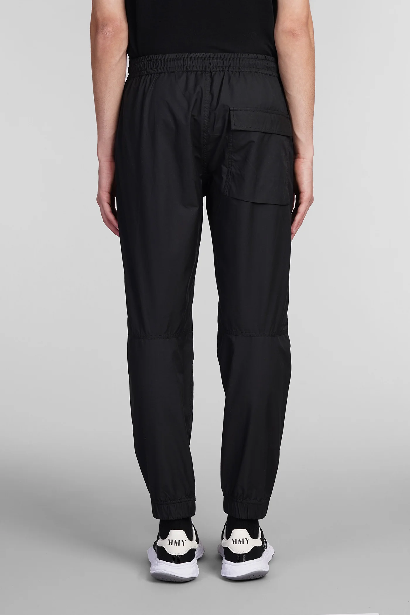 Pants in black cotton - Image 3