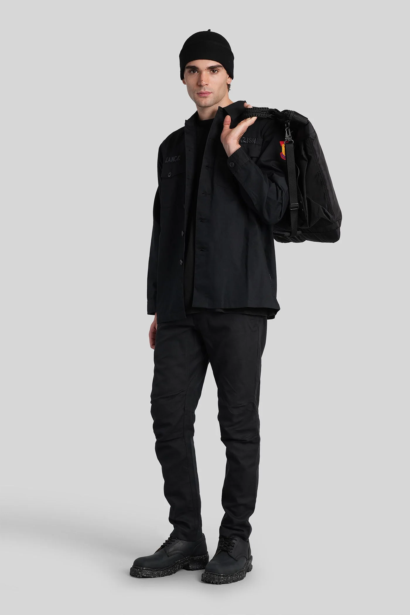 Pants in black cotton - Image 2