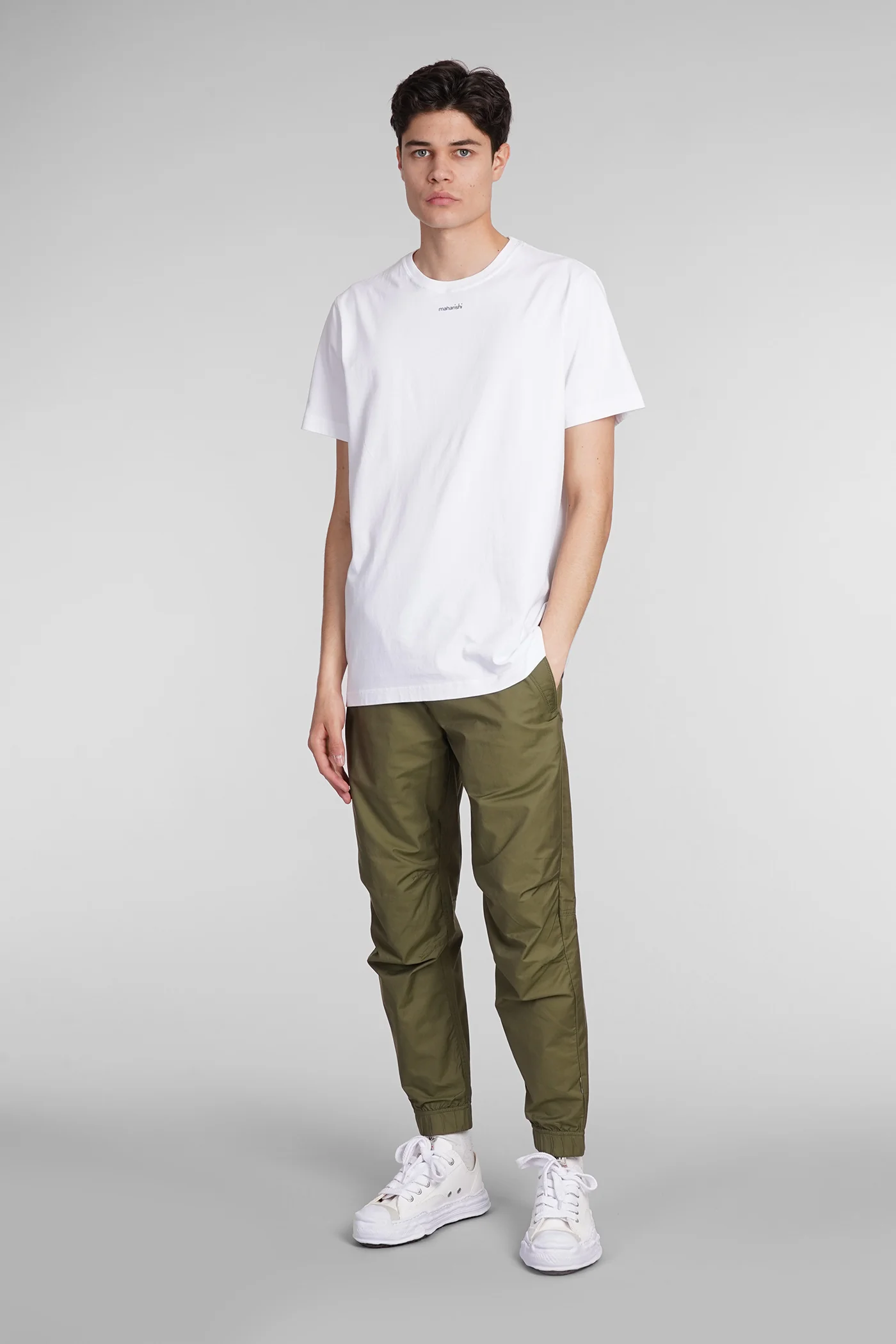 Pants in green cotton - Image 2