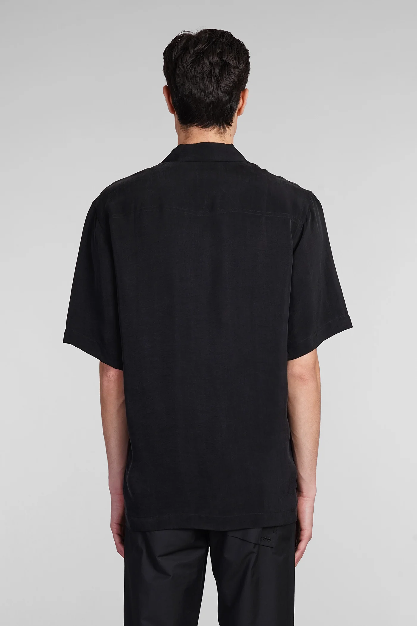 Shirt in black polyamide polyester - Image 3