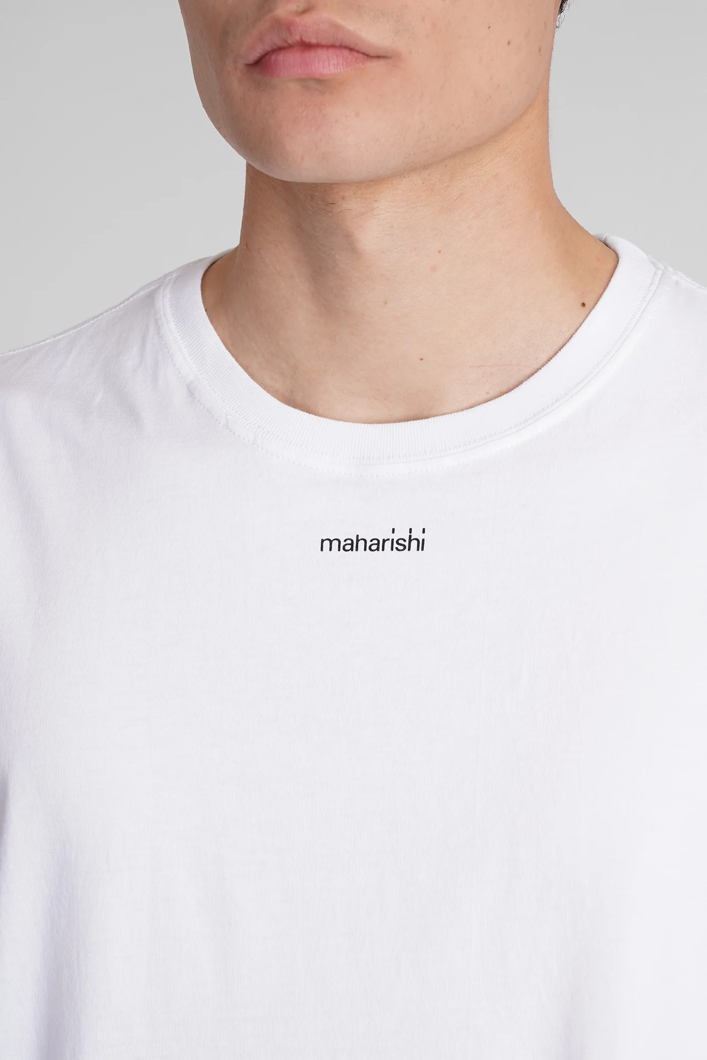 T-Shirt in white cotton - Image 5