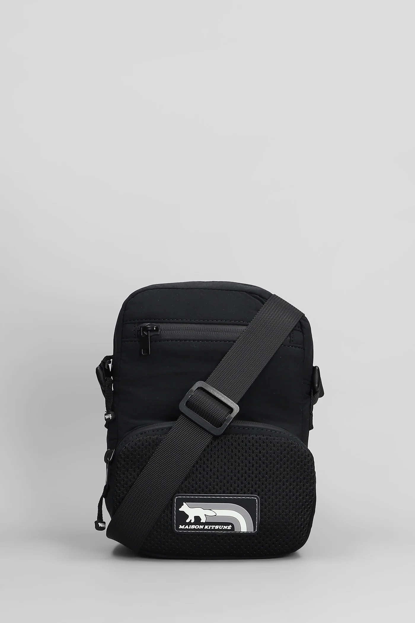 Flash fox Waist Bag in black polyamide