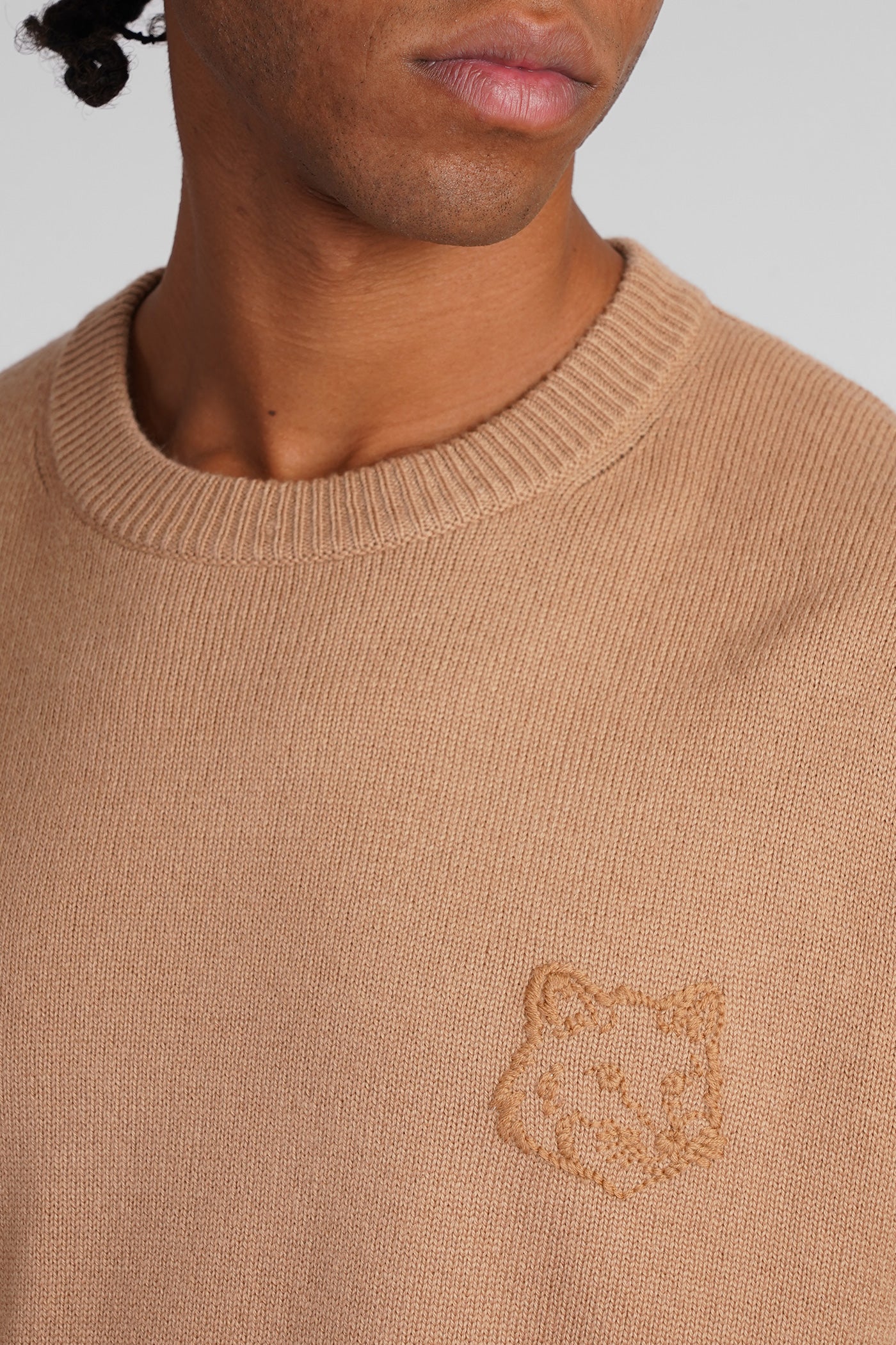 Knitwear in beige wool - Image 5