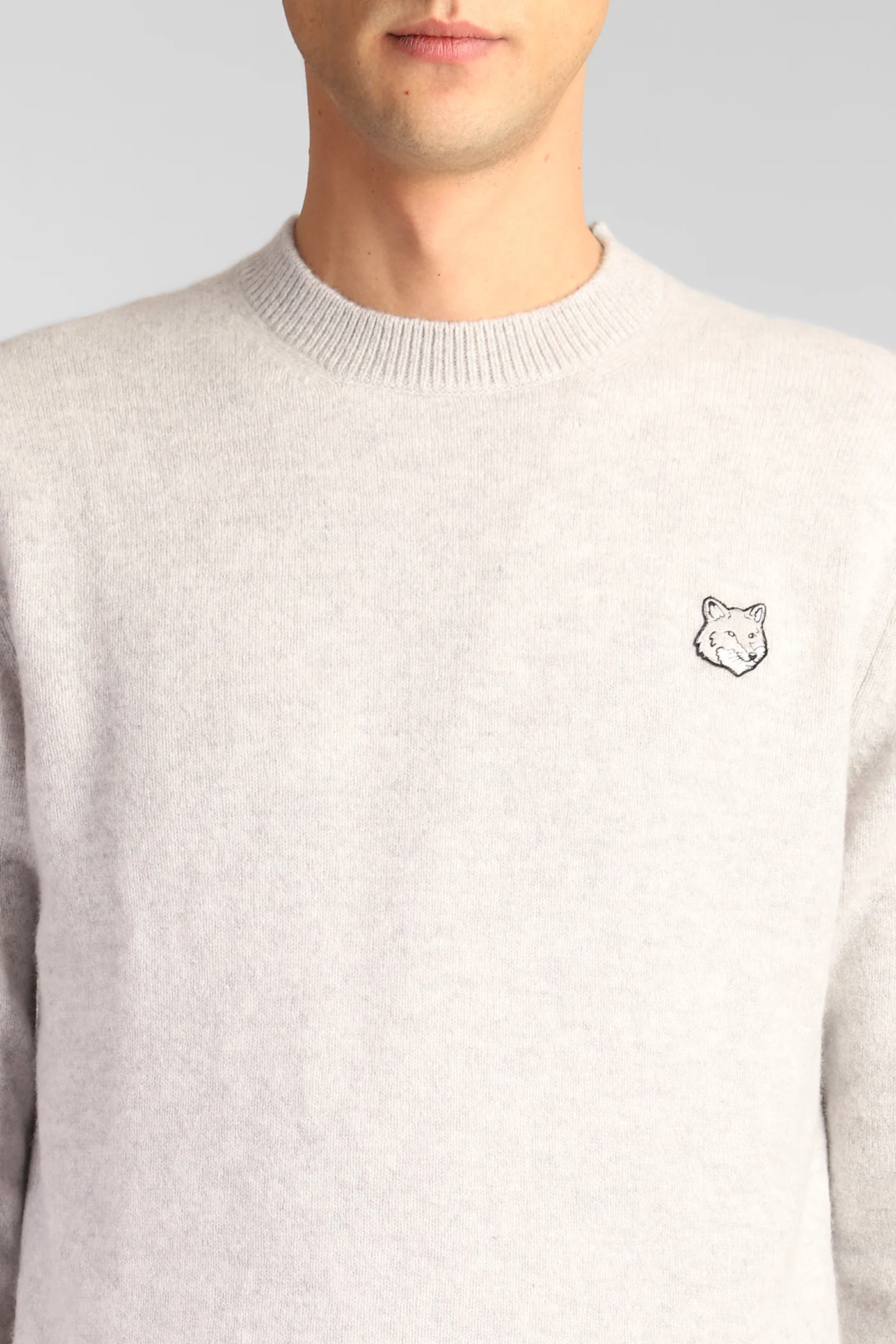 Knitwear in grey wool - Image 5
