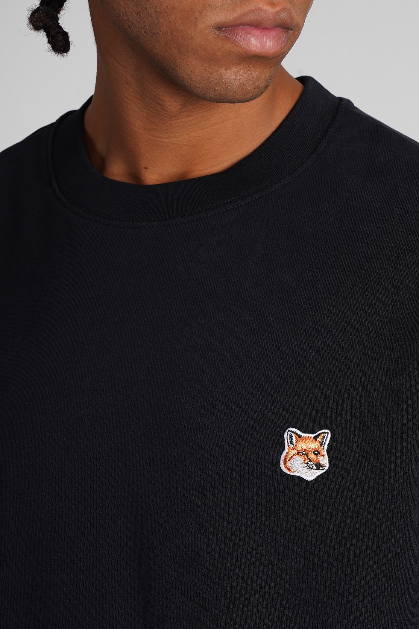 Sweatshirt in black cotton - Image 5