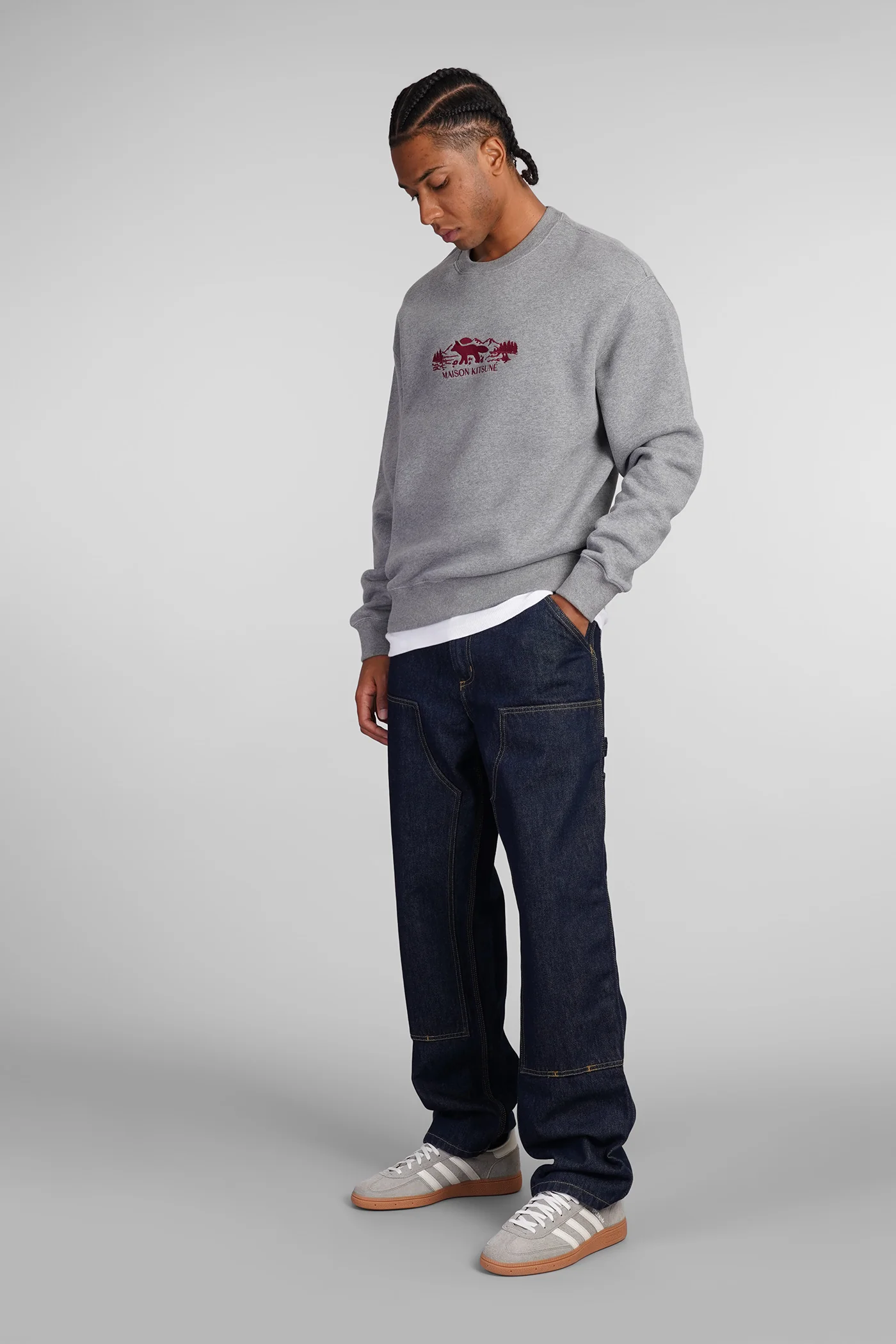 Sweatshirt in grey cotton - Image 2