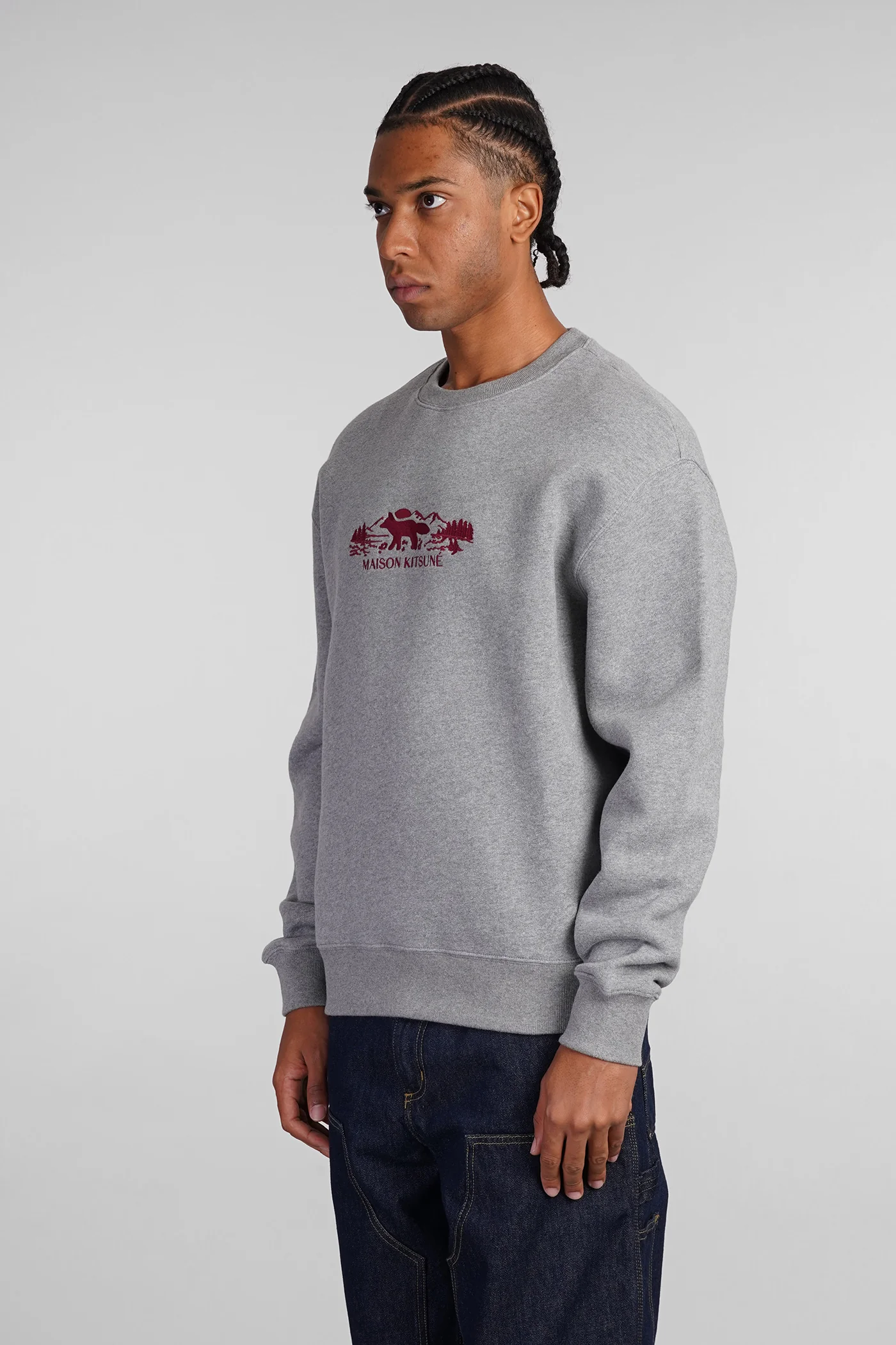Sweatshirt in grey cotton - Image 4